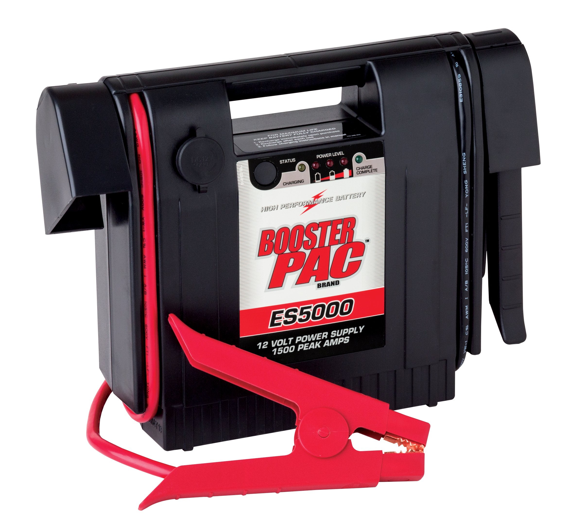 Clore Automotive Booster PAC ES5000 1500 Peak Amp 12V Jump Starter