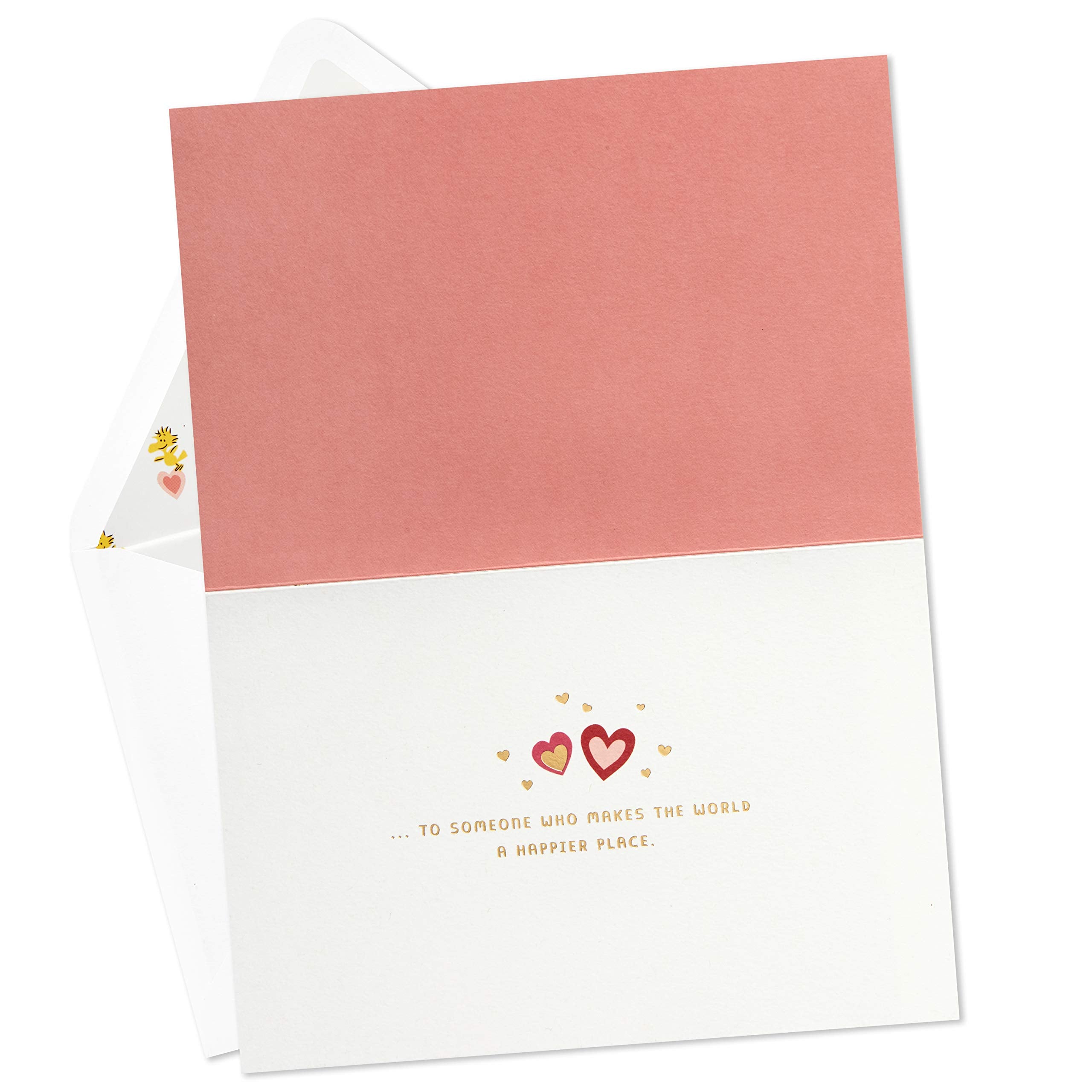 Hallmark Signature Peanuts Valentines Day Card (Handmade Valentines) (699VFE1134)