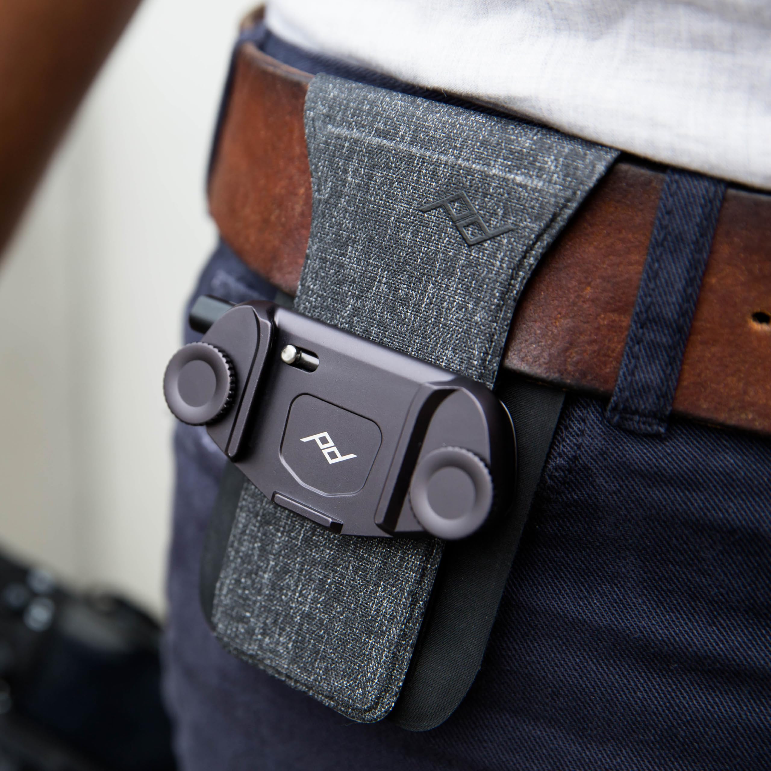 Peak Design Pro Pad V2, Charcoal, Enhanced Comfort and Stability for Capture Camera Clip, Holds DSLR, Compact and Point and Shoot Bodies, Attaches to Backpack Straps and Belts, Weatherproof EVA Foam