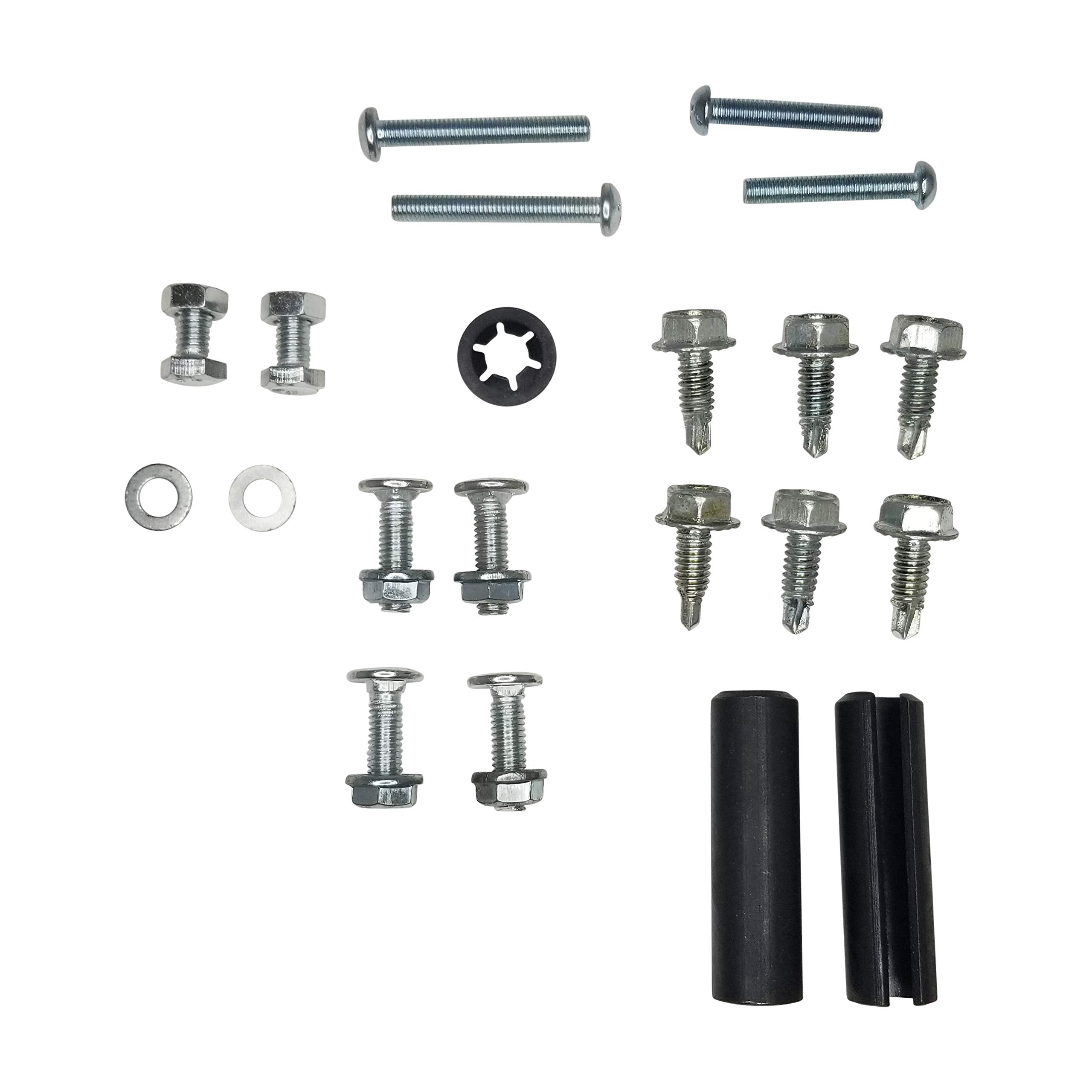 RI-KEY Security - Universal Garage Door Lock Kit with Spring Latch and Keyed Handle