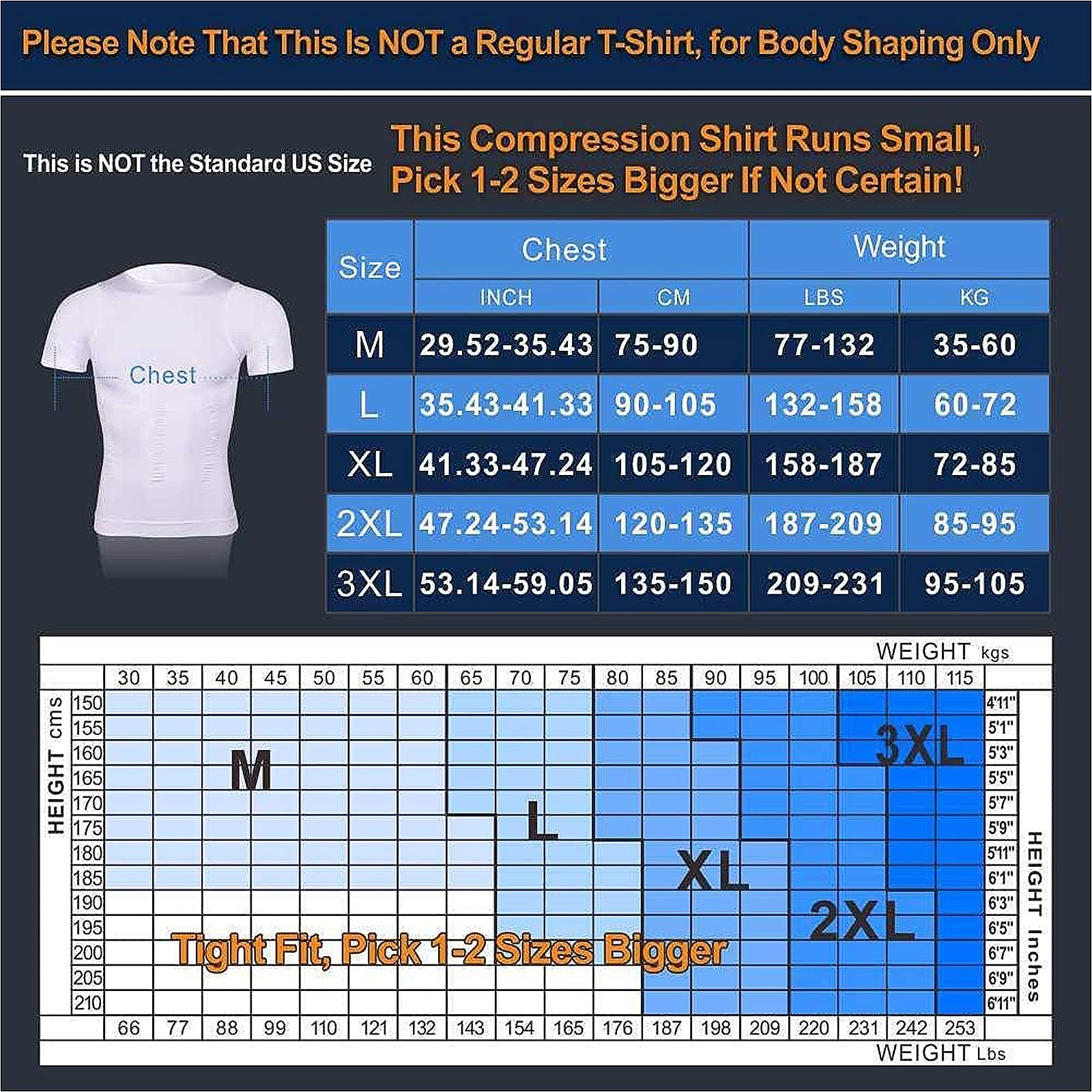Men's Slimming Body Shaper Vest Undershirt Abs Abdomen Slim Tank Top White
