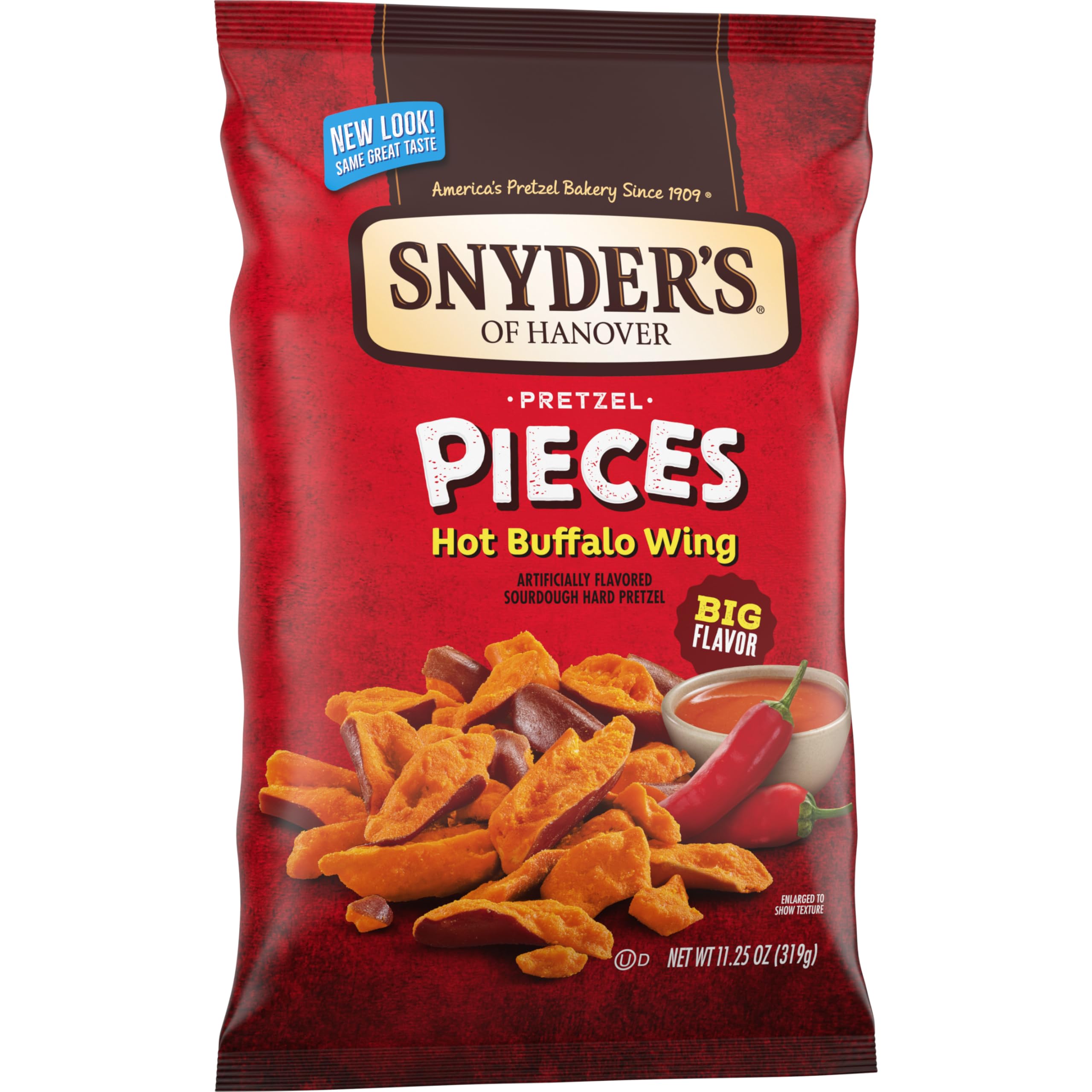 Snyder's of Hanover Pretzel Pieces, Hot Buffalo Wing, 11.25 Oz