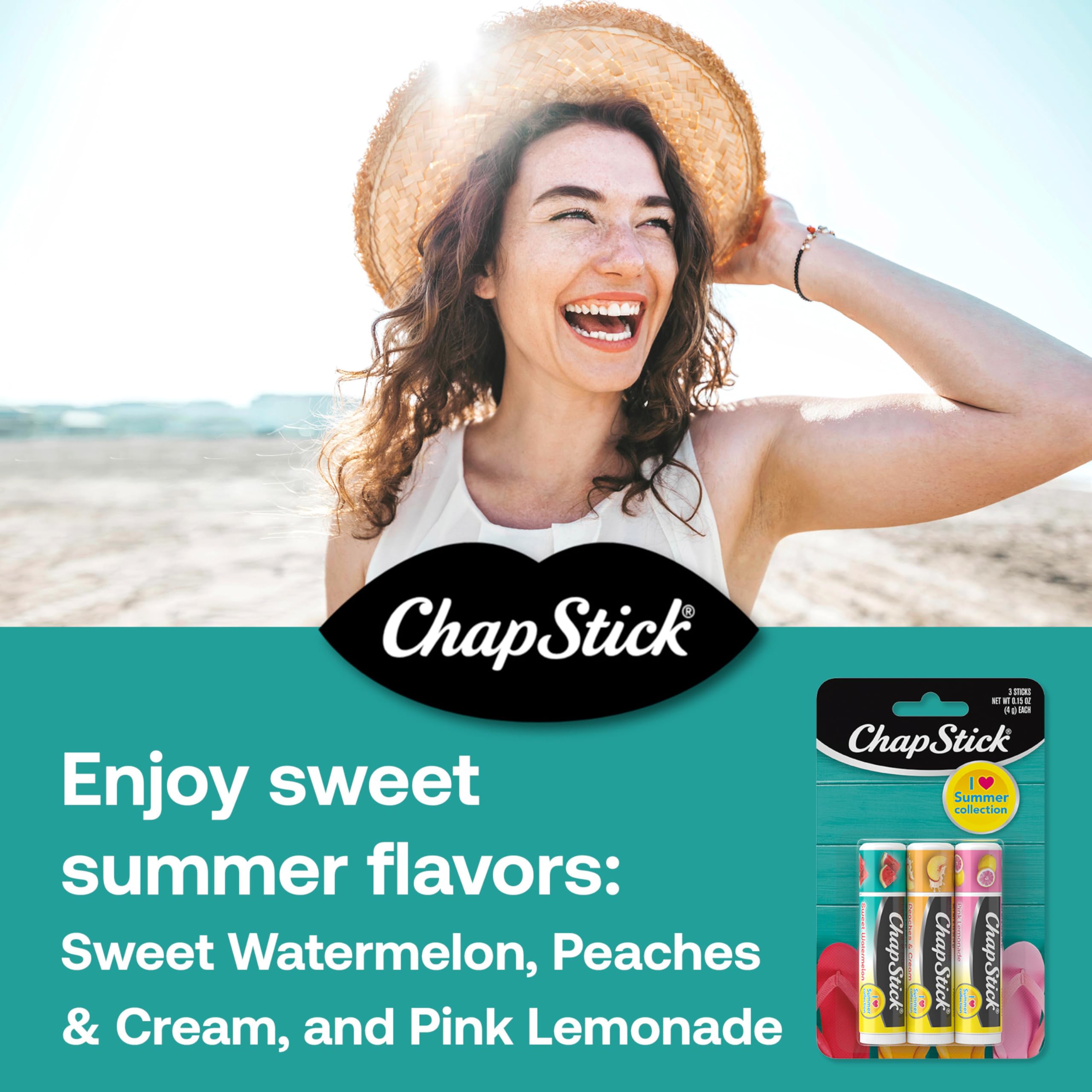 ChapStick Summer 3 Pack Bundle 6 Count