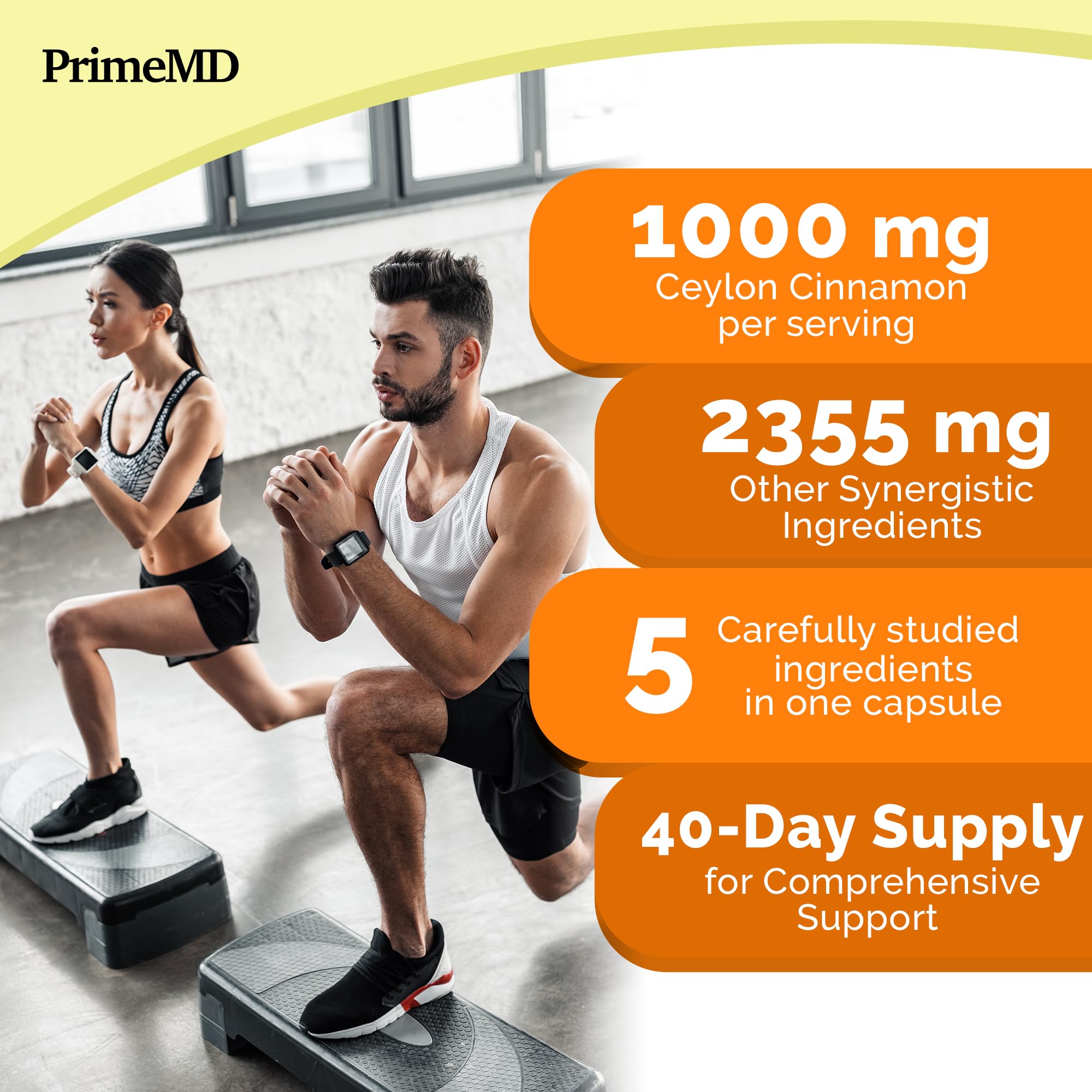 Ceylon Cinnamon (1pk) and Fadogia Tongkat Ali (1pk) Supplement Bundle - Potent Vitamins for Heart, Energy, Muscle, Testosterone, & Immune Support - Non-GMO, Vegan, Gluten-Free