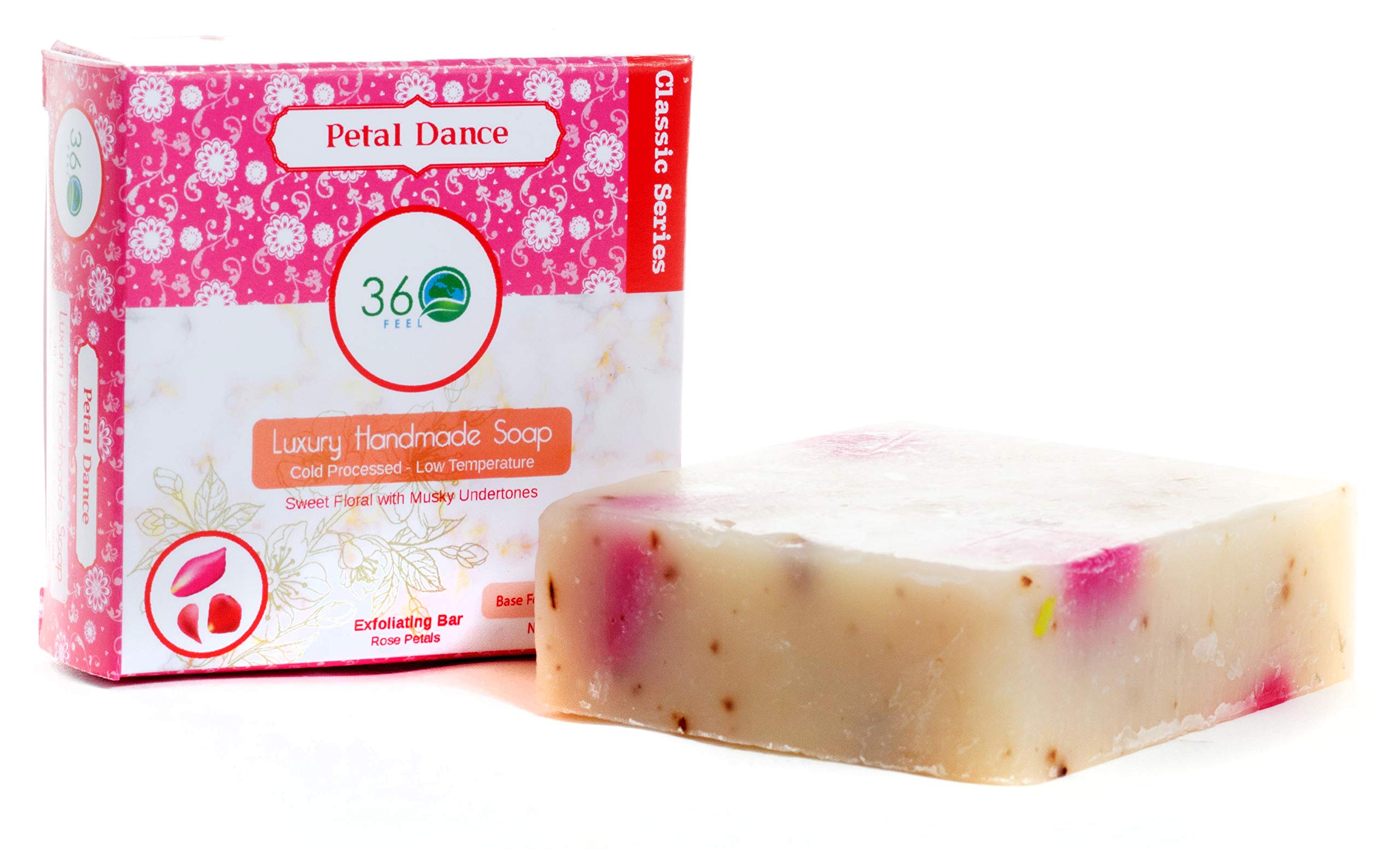 360Feel Cut Flower Soap -5oz Handmade Soap bar -Floral with undertones- Pure Essential Oil Natural Soaps Gift ready