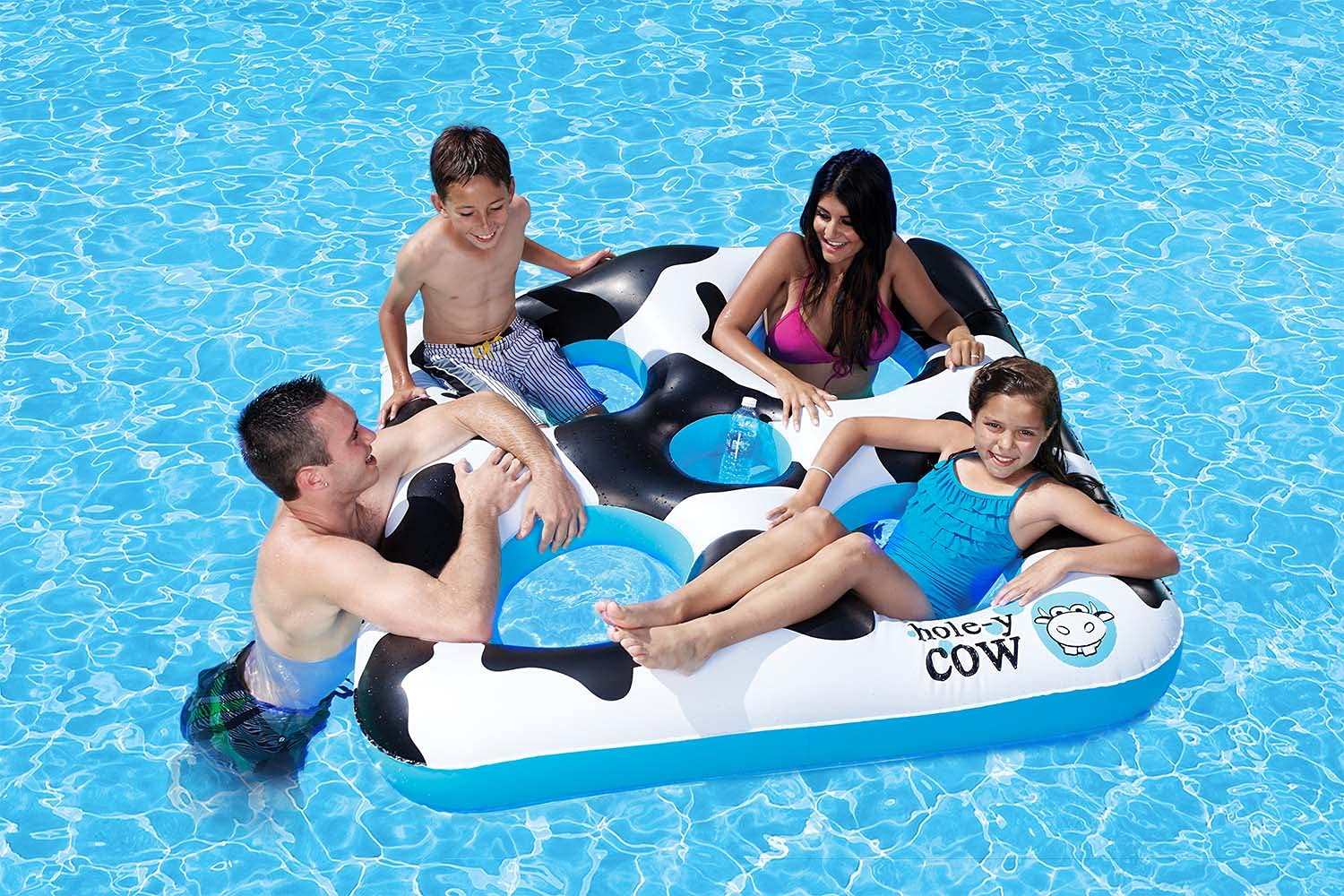 Poolmaster 83664 Hole-y Cow Swimming Pool Float Island