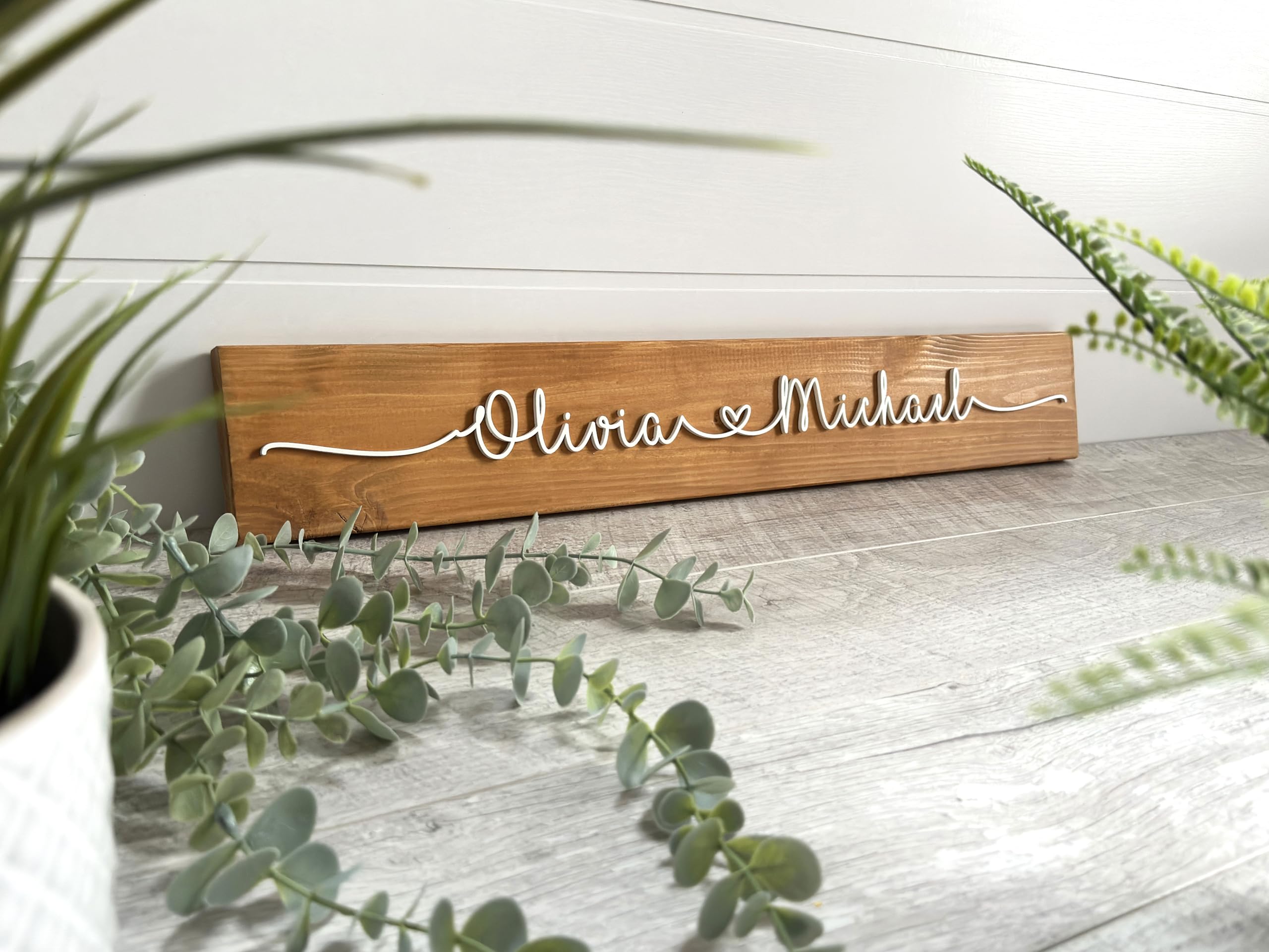 Personalized Valentines Day Gift, Wedding Gift, Couples Gift, Custom Name Sign, Lovers sign, Boyfriend Girlfriend Gift