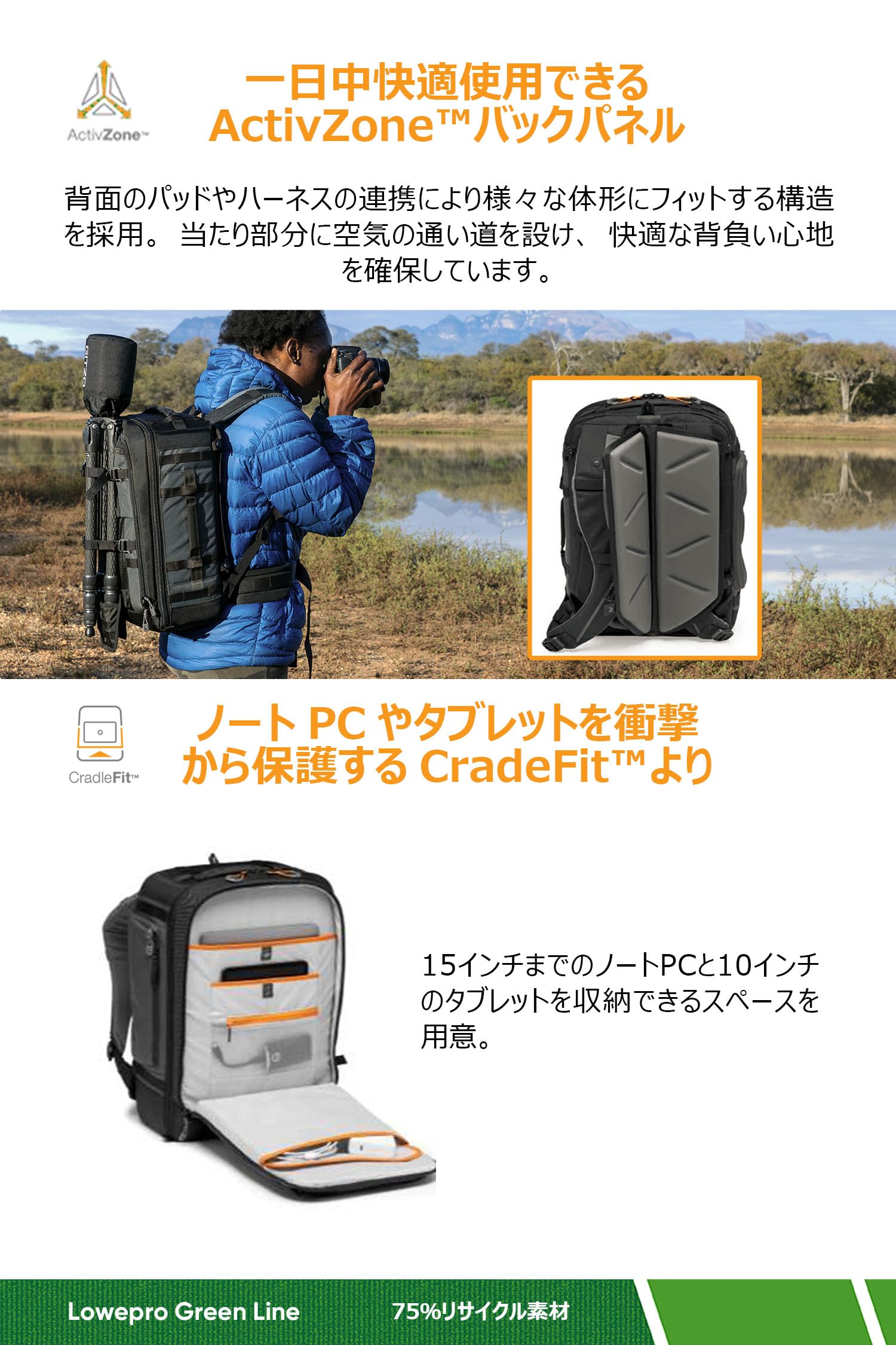 Lowepro Camera & Photo BP 350 AW II-New, Grey