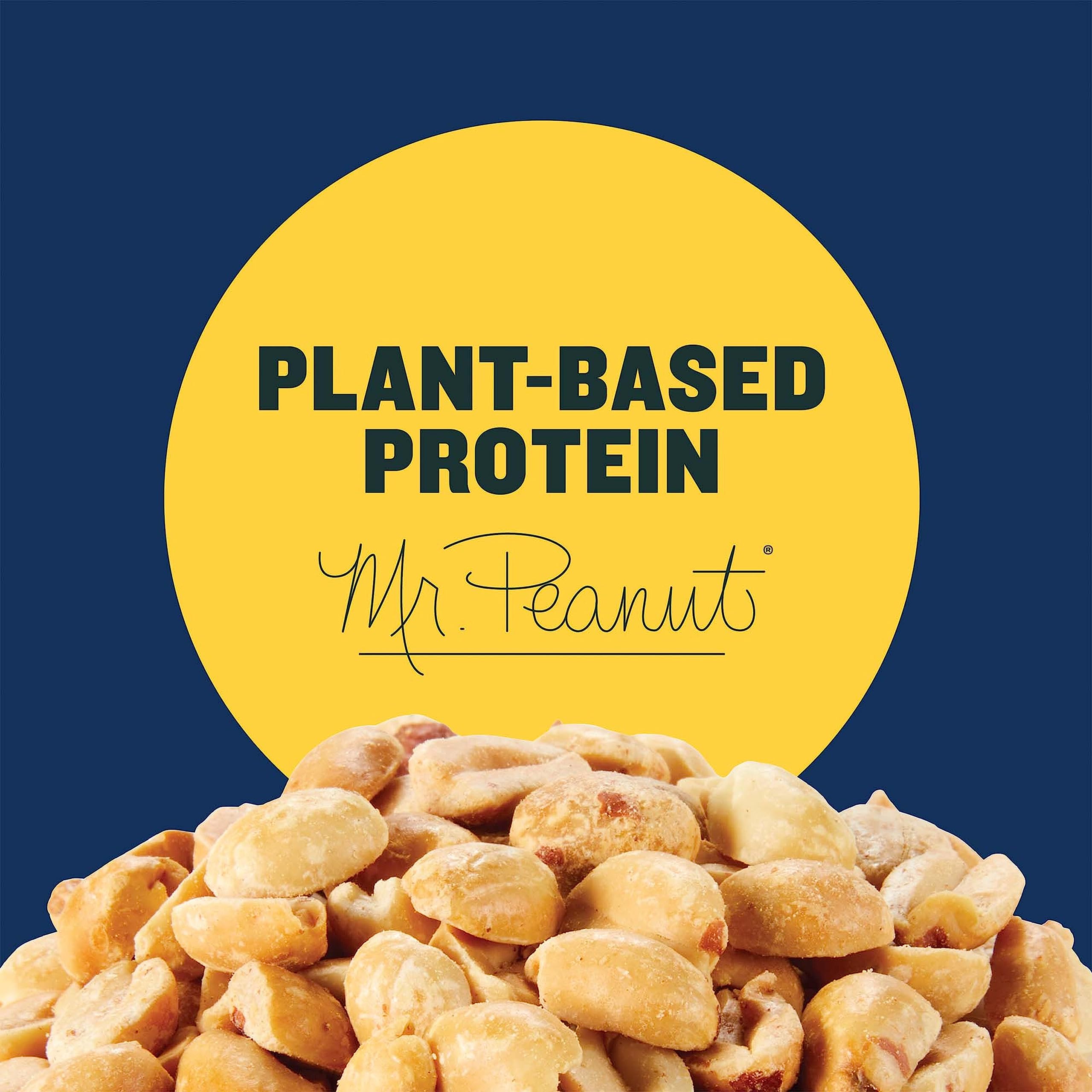 PLANTERS Salted Peanuts, Nuts Individual Packs, Party Snacks, Snack Nuts, Snacks On the Go, Plant-Based Protein, Snacks for Adults, After School Snack, Kosher, 2.5oz (15 Pack)