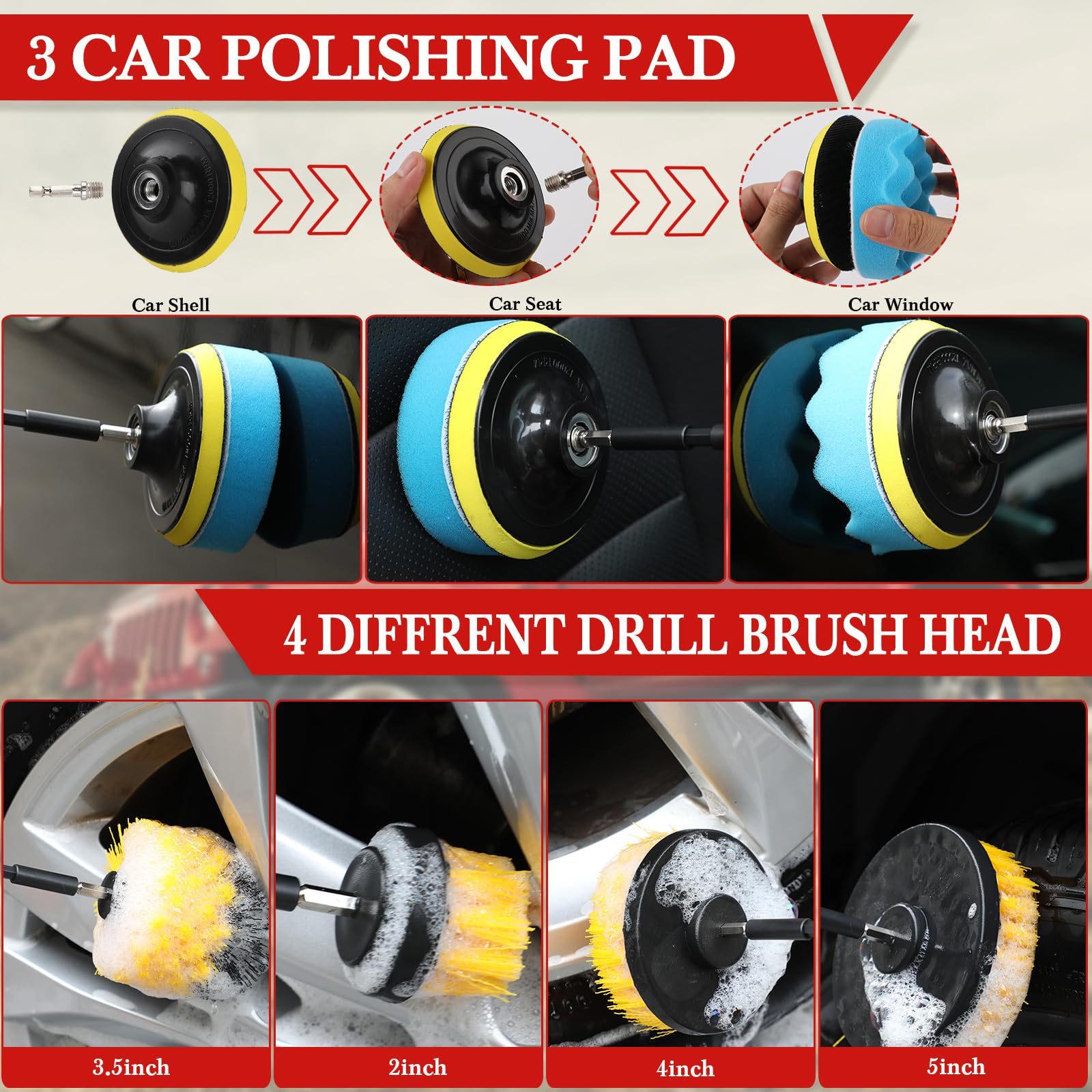 60PCS Car Wash Cleaning Kit,Cordless Car Vacuum Car Detailing Kit, Easy to Use Interior Car Cleaning Kit with Car Cleaning Gel,Detailing Brush Set,Windshield Cleaner, Car Accessories for Women/Men