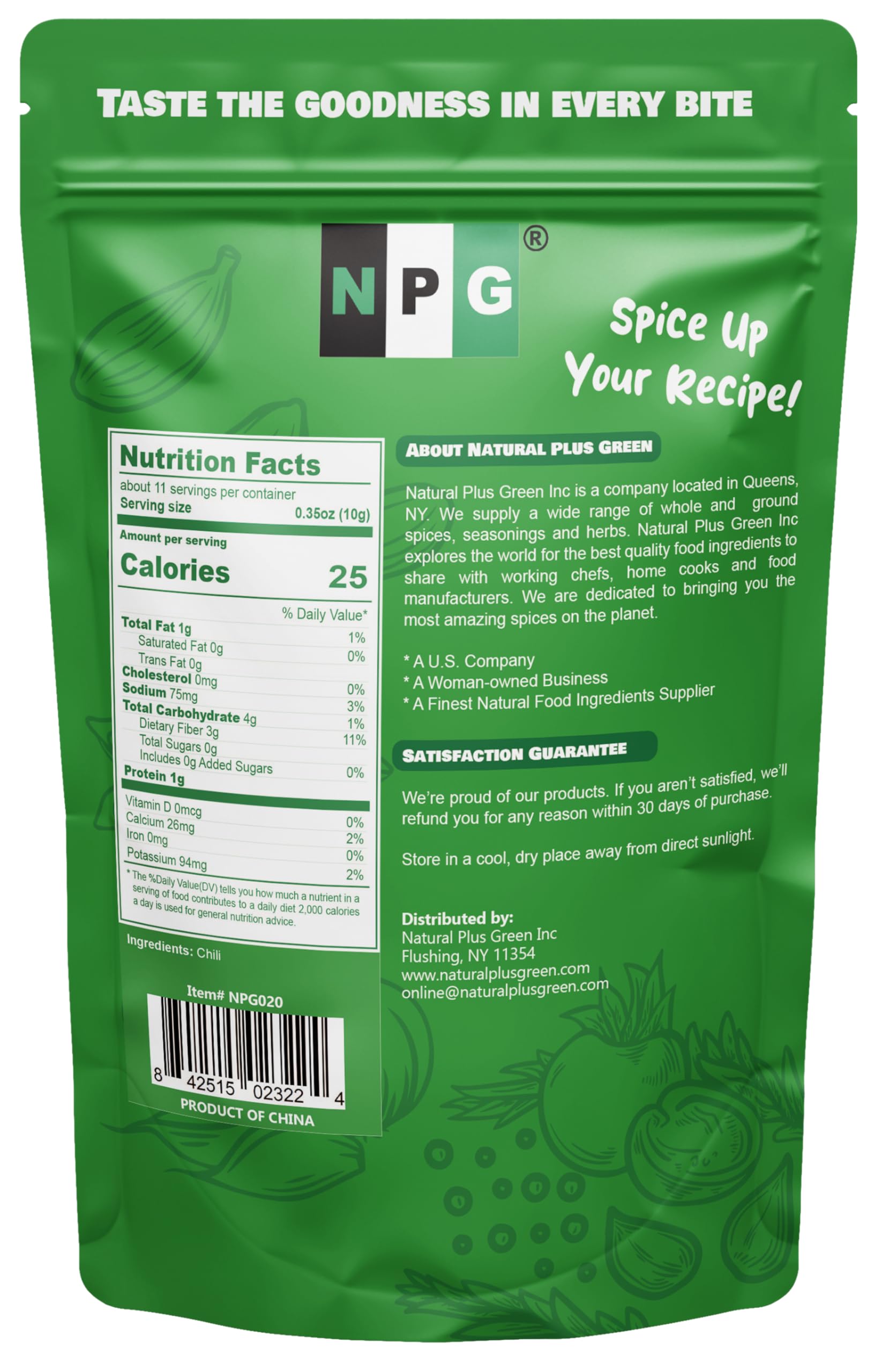 NPG Sichuan Chili Peppers 4 Ounces, Mild, Used in Mexican, Chinese, Thai Dishes, Premium Szechuan Dried Red Chilies for Chili Oil, Paste, and Sauce