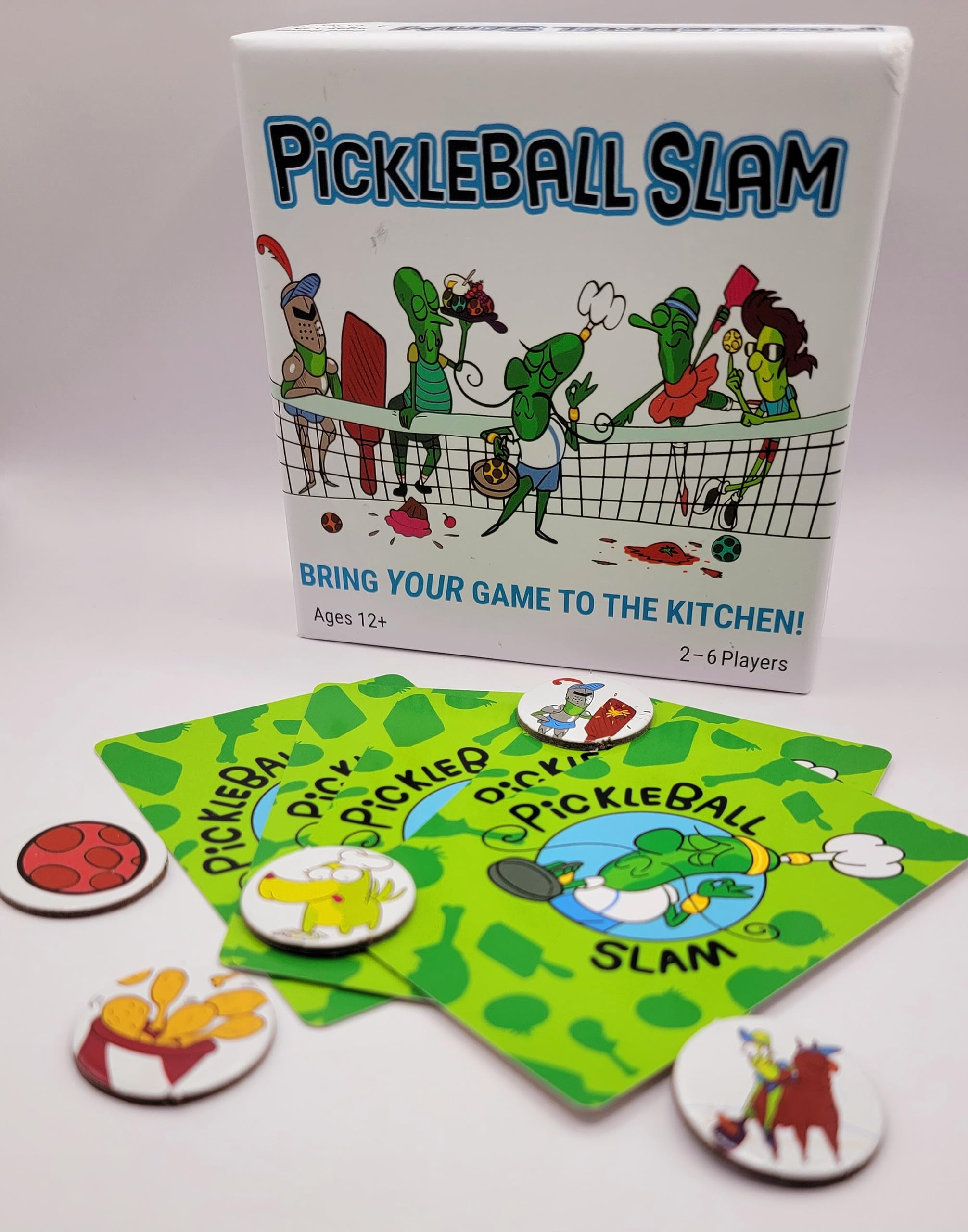 Pickleball Slam- The Card Game for Families or Parties, Slang & Strategy, Fun Game for Kids, Teens and Adults, The Perfect Pickleball Gift, No Pickleball Experience Required