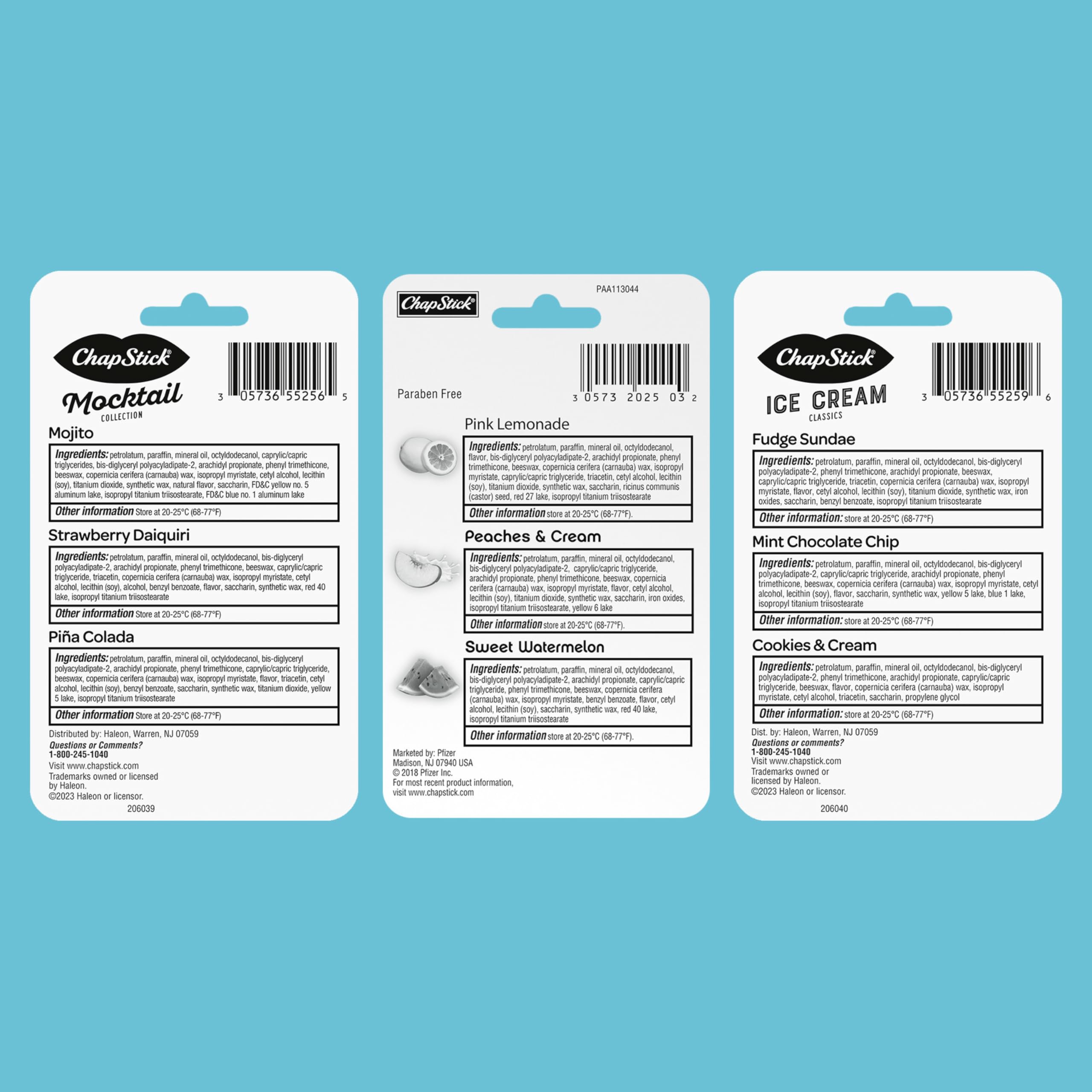 ChapStick Summer 3 Pack Bundle 6 Count