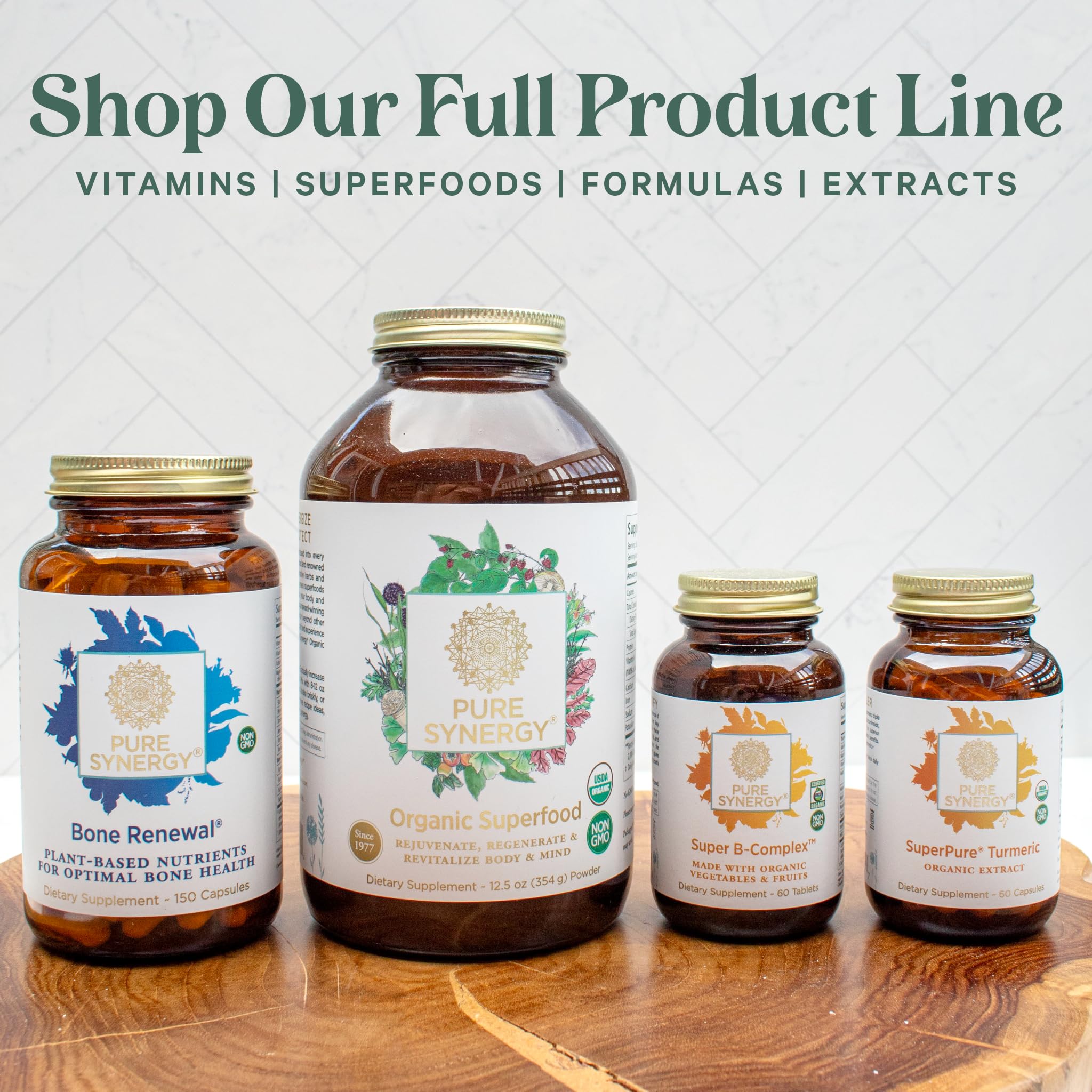 Pure Synergy Pure Radiance C | Organic Vitamin C Powder | 100% Natural, Whole Food, Non-GMO Supplement with Camu Camu Extract | for Immune and Collagen Support (4 oz Powder)