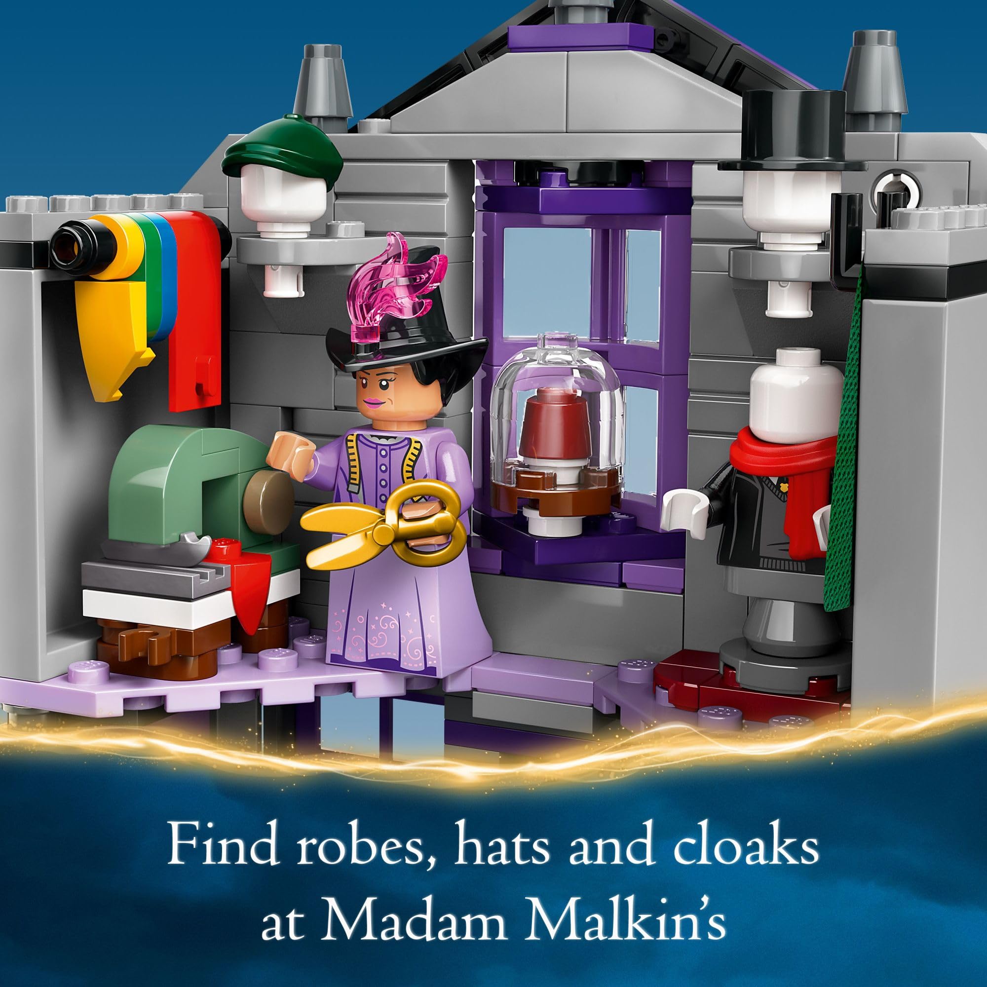 LEGO Harry Potter Ollivanders & Madam Malkin's Robes Building Toy - Harry Potter Toys for Kids, Boys & Girls, Age 8+ - Gifts for Christmas - 76439