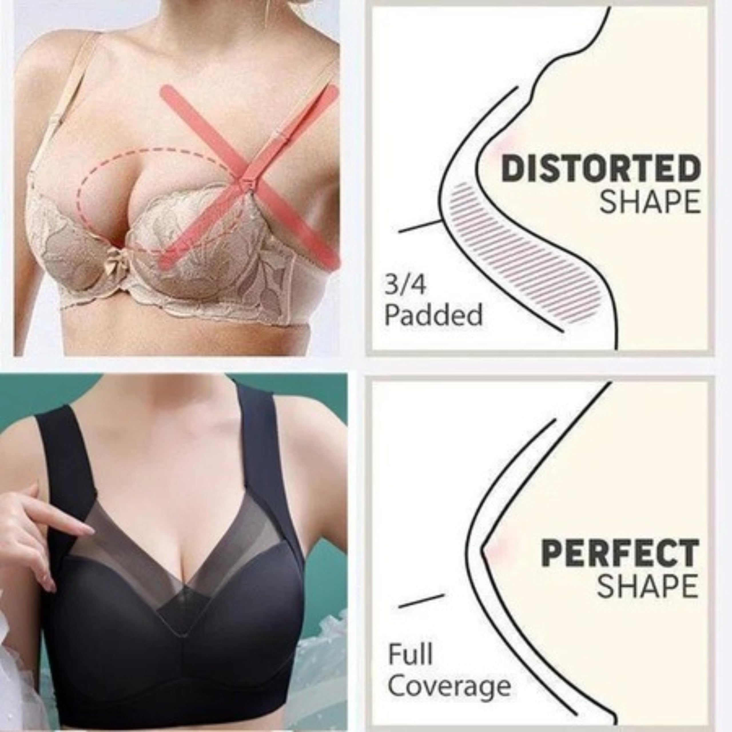 Lolvmvchi Zenchic Bras for Womens,Amazon Haul Items,Haul Store,Amazon Haul Store,Amazon Haul Sale Clearance,Amazon Haul Sale,Minimizer Bras for Women,Sports Bras for Women Beige 42 C