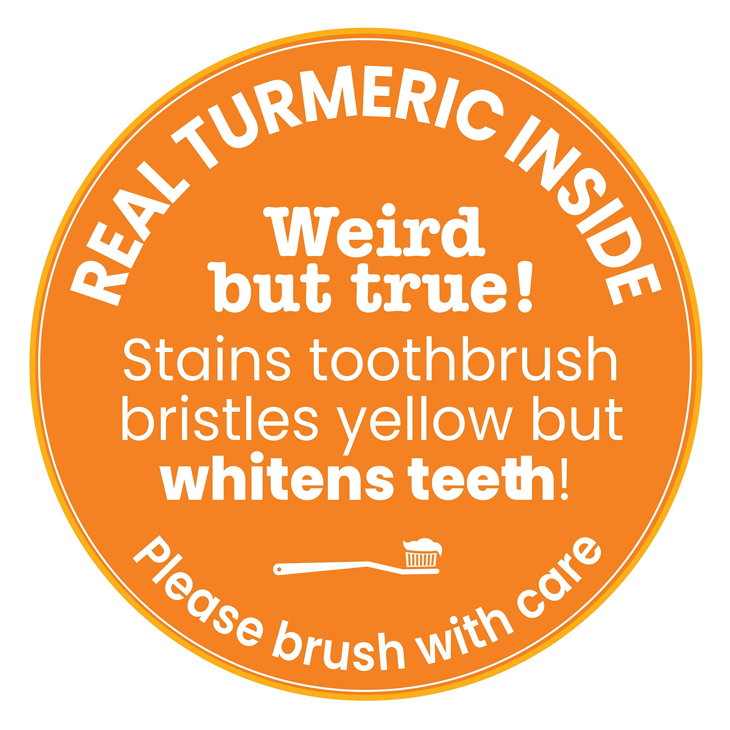 Himalaya Botanique Turmeric & Coconut Oil Whitening Antiplaque Herbal Toothpaste, Whitens Teeth, Fluoride Free, No Artificial Flavors, SLS Free, Vegan, Cruelty Free, Foaming, Mint Flavor, 4 Oz, 2 Pack