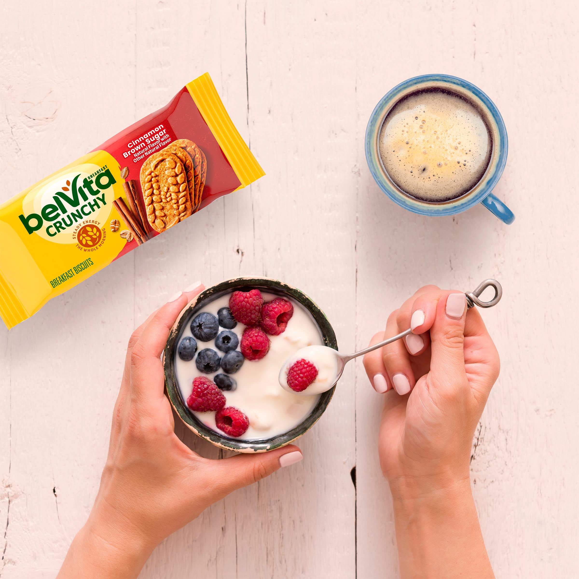 belVita Cinnamon Brown Sugar Breakfast Biscuits, 5 Packs (4 Biscuits Per Pack)