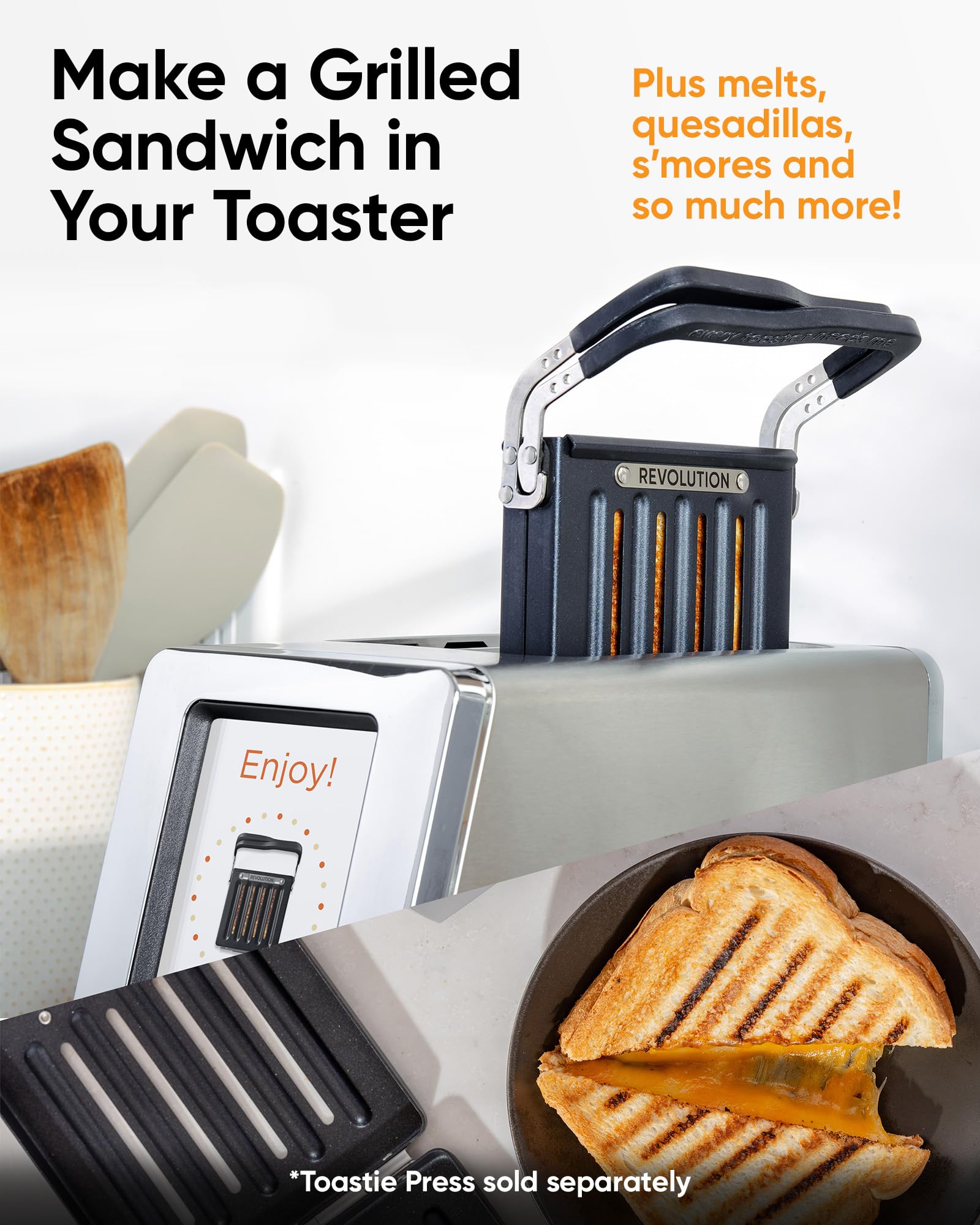 Revolution R180 Connect S High-Speed Touchscreen Toaster, 2-Slice Smart Toaster with Patented InstaGLO Technology, Wi-Fi Connectivity, Weather Widget, and Over-the-Air Updates, Stainless Steel