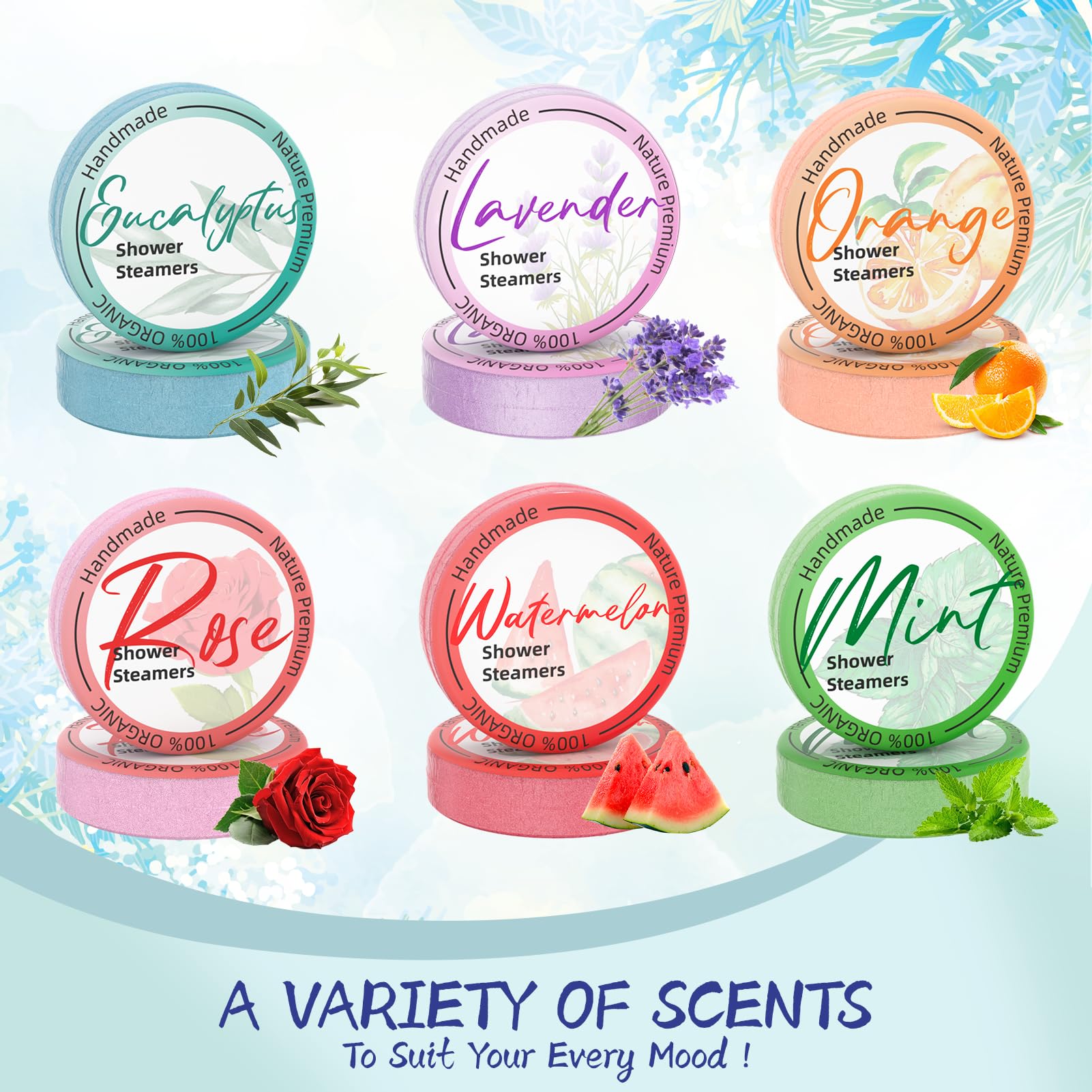 Shower Steamers Aromatherapy 8 PACK - Gifts for Women, Shower Bombs with Essential Oils, Self Care and Stress Relief Stocking Stuffers, Relaxation Birthday Gifts for Women and Men