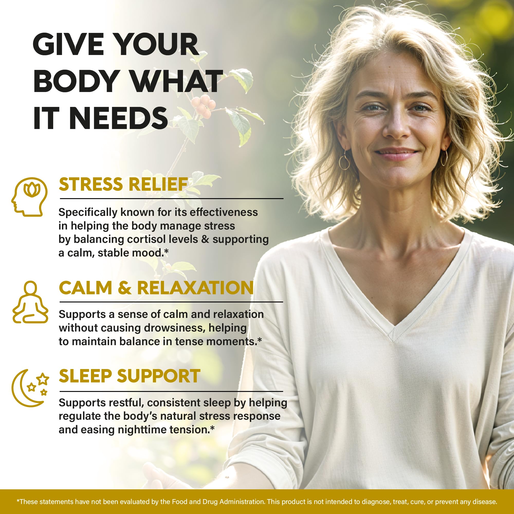 Ashwagandha Supplements 1800mg - USDA Organic Ashwagandha for Women & Men - Clinically Effective Strength for Stress Relief & Sleep - Powder & Root Extract 2.5% Withanolides - Made in USA 100 Capsules