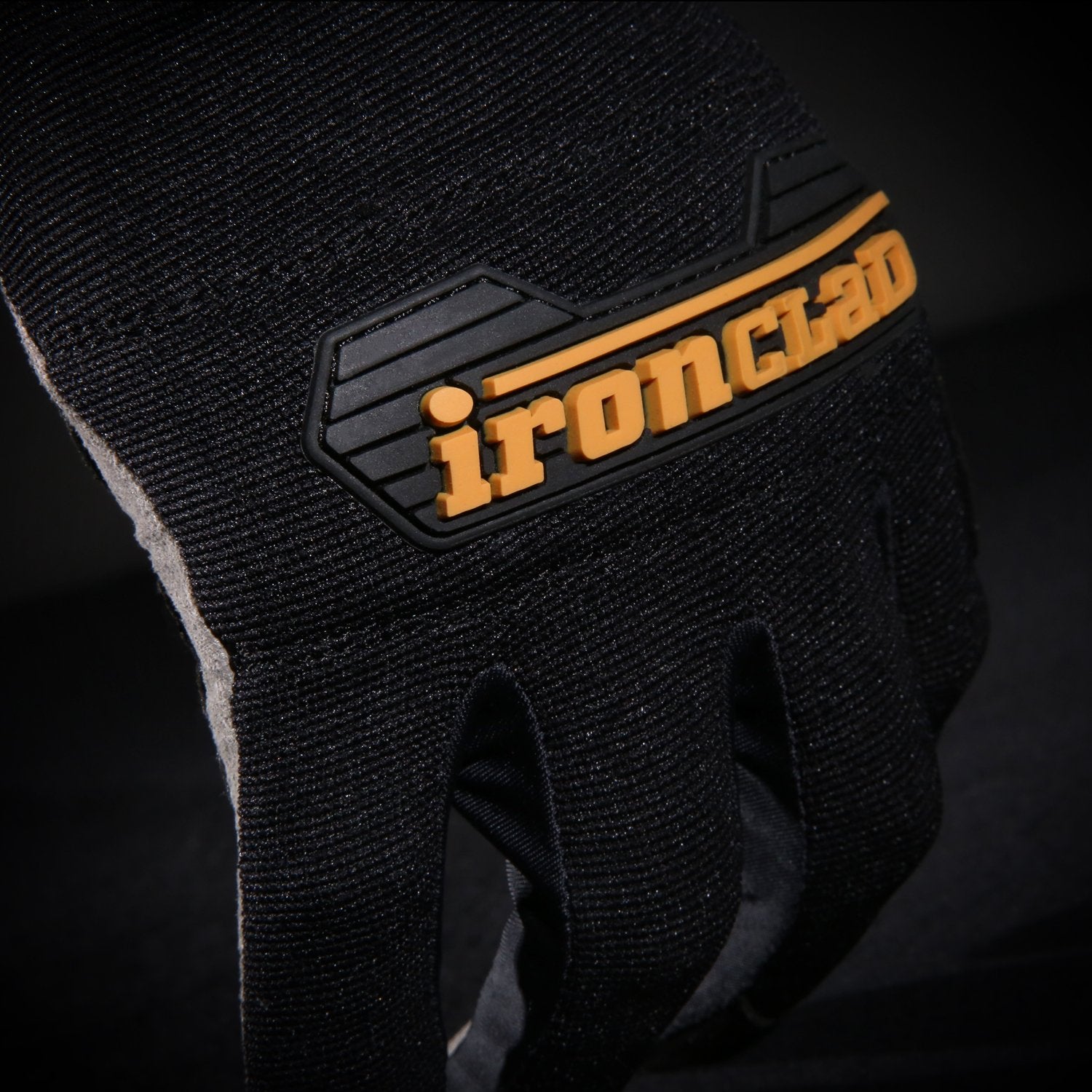 Ironclad General Utility Work Gloves GUG, All-Purpose, Performance Fit, Durable, Machine Washable, Sized Large, (1 Pair) Black