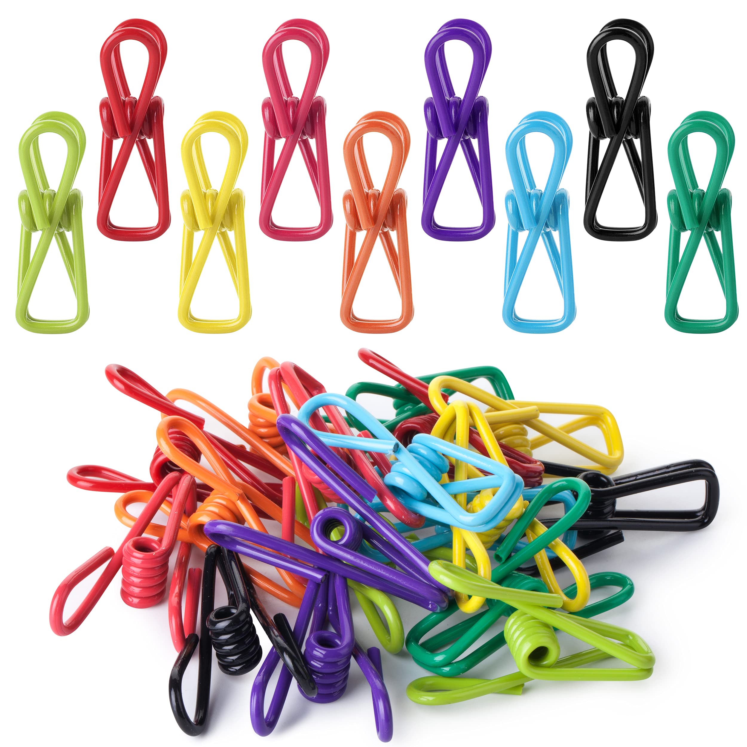 Mr. Pen- Chip Clips, 18 Pack, 2 Inch, Utility PVC-Coated Clips for Food Packages, Chip Bag Clip, Chip Clips Bag Clips Food Clips, Bag Clips for Food, Clips for Chips and Other Food Bags, Food Clips