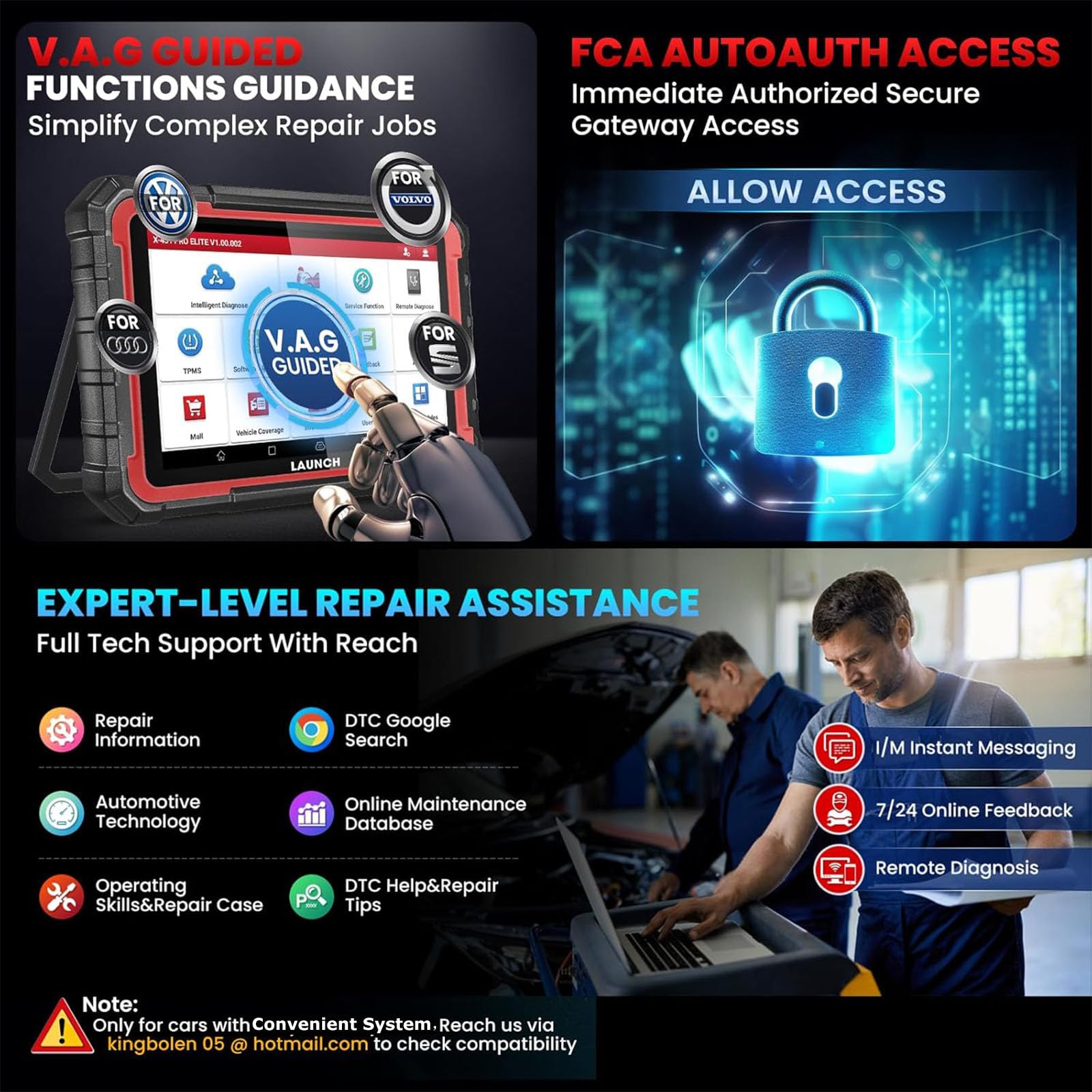 LAUNCH X431 PRO Elite OBD2 Scanner 2024 New Bidirectional Scan Tool with CANFD DOIP, All-in-one Automotive Diagnostic Tool with Full Function,ECU Coding,Full System,37+ Resets,FCA Autoauth