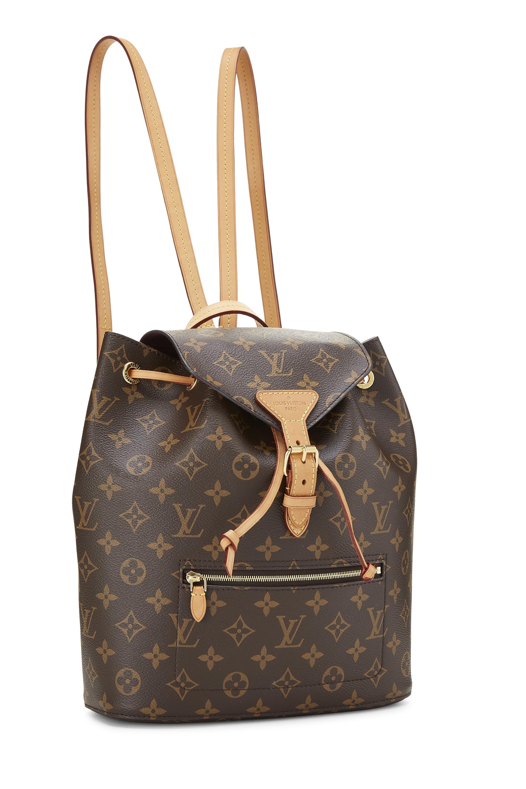 Louis Vuitton, Pre-Loved Monogram Canvas Montsouris MM NM, Brown