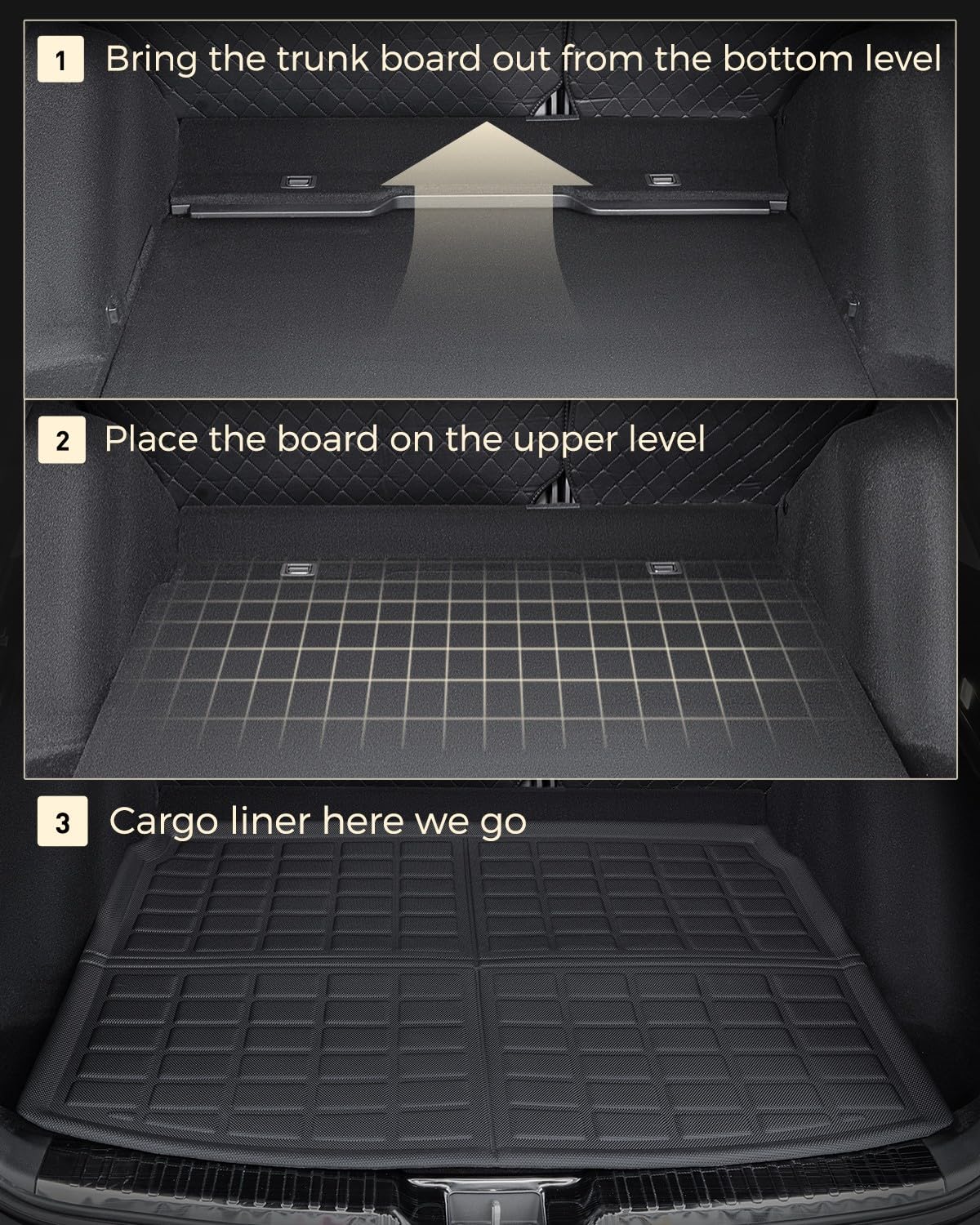 Liner Master® Floor Mats for Honda CR-V 2023-2025, 4 PCS XPE All-Weather Set