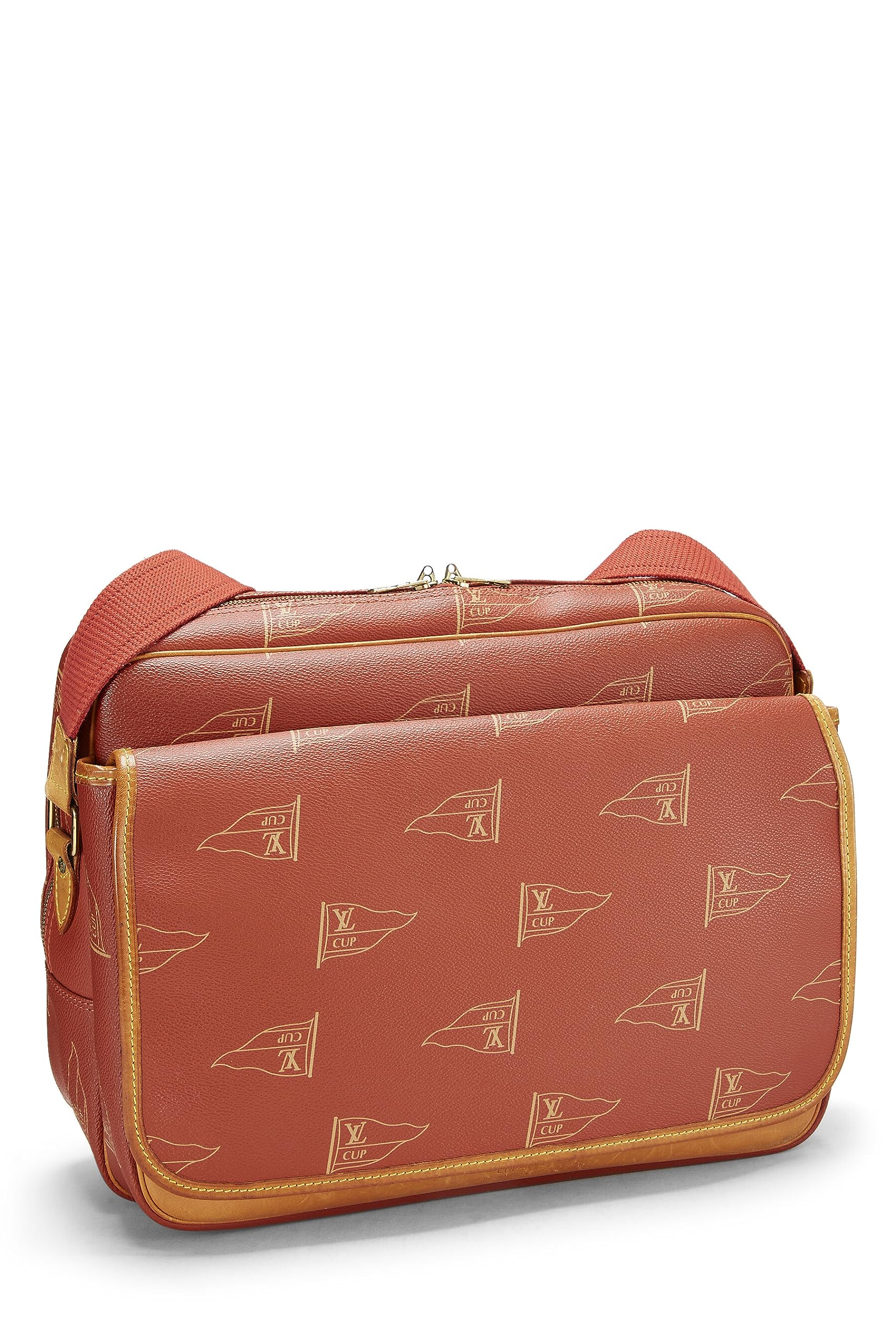 Louis Vuitton, Pre-Loved Red LV Cup Calvi Bag, Red