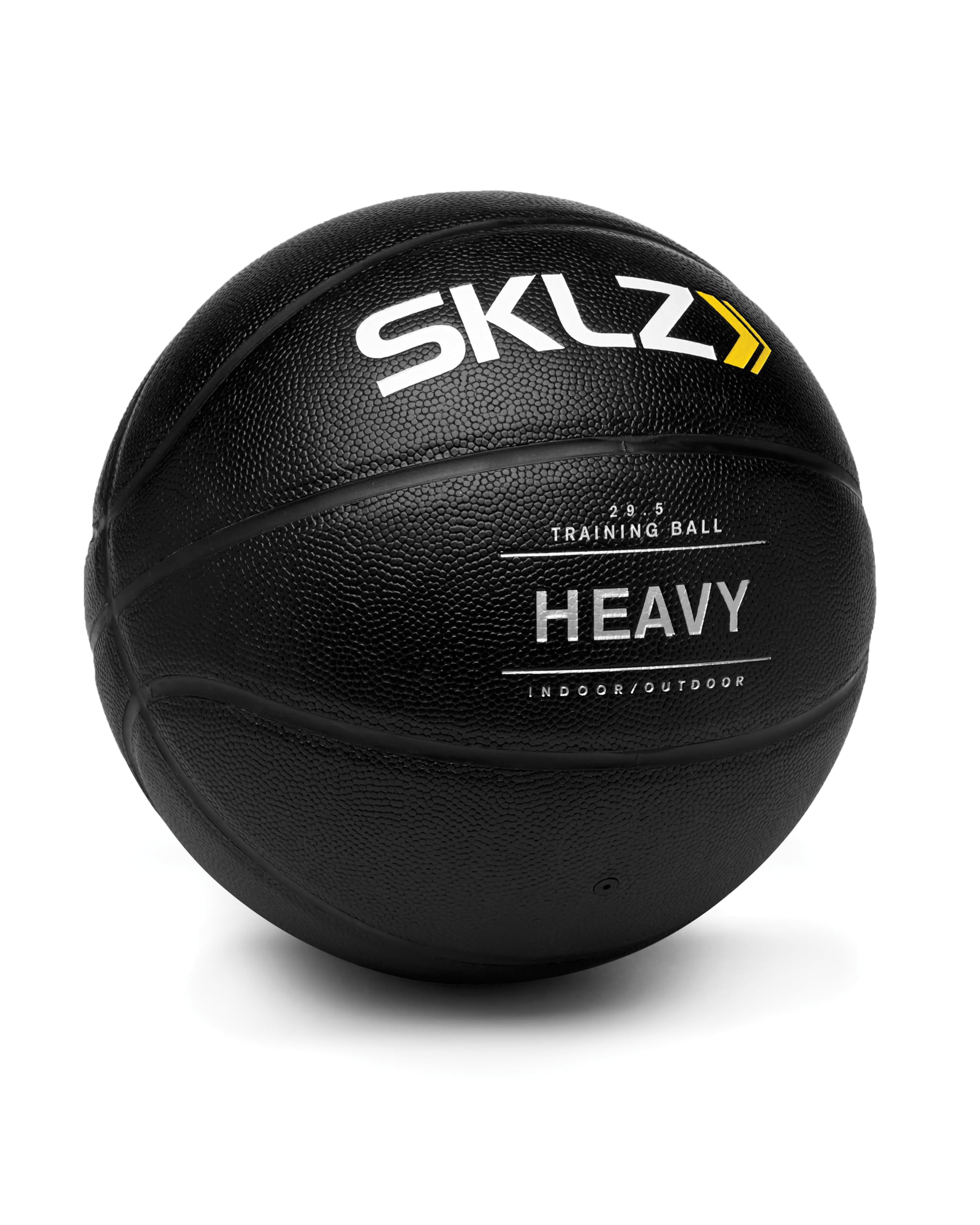 SKLZ Weighted Training Basketball, 29.5" - 3-lb Heavy Training Ball - Black, Quality Faux Leather Construction - Durable & Wear-and-Tear Resistant Dribbling Trainer for Indoor or Outdoor Use