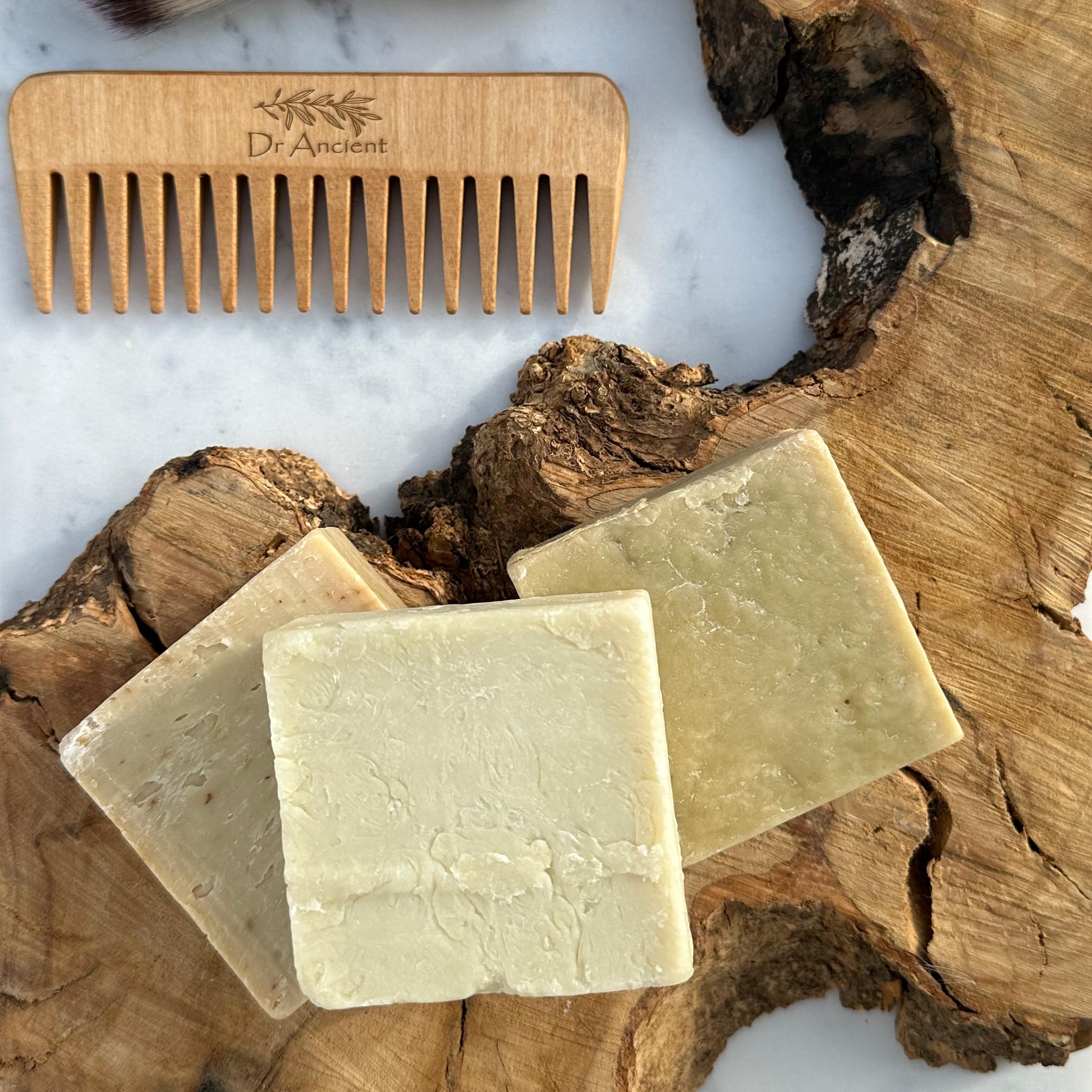 Dr.Ancient Sulphur Soap Bar Organic Natural Vegan Traditional Handmade Antique - Antibacterial, Effective For Acne - Absolutely No Chemicals! Pure Natural Soap!