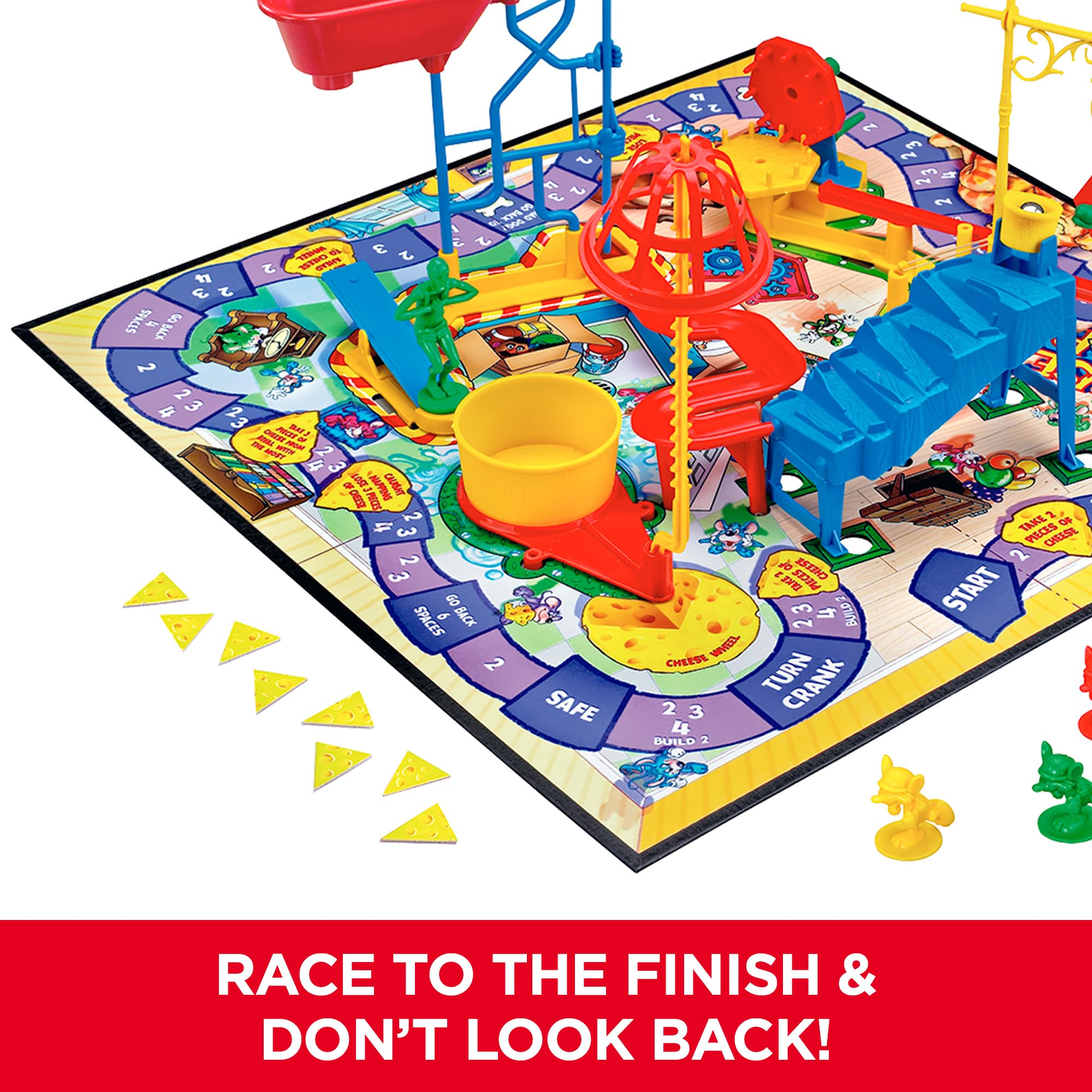 Hasbro Gaming Mouse Trap Kids Board Game, Family Board Games for Kids, Kids Games for 2-4 Players, Family Games, Kids Gifts, Ages 6 and Up (Amazon Exclusive)