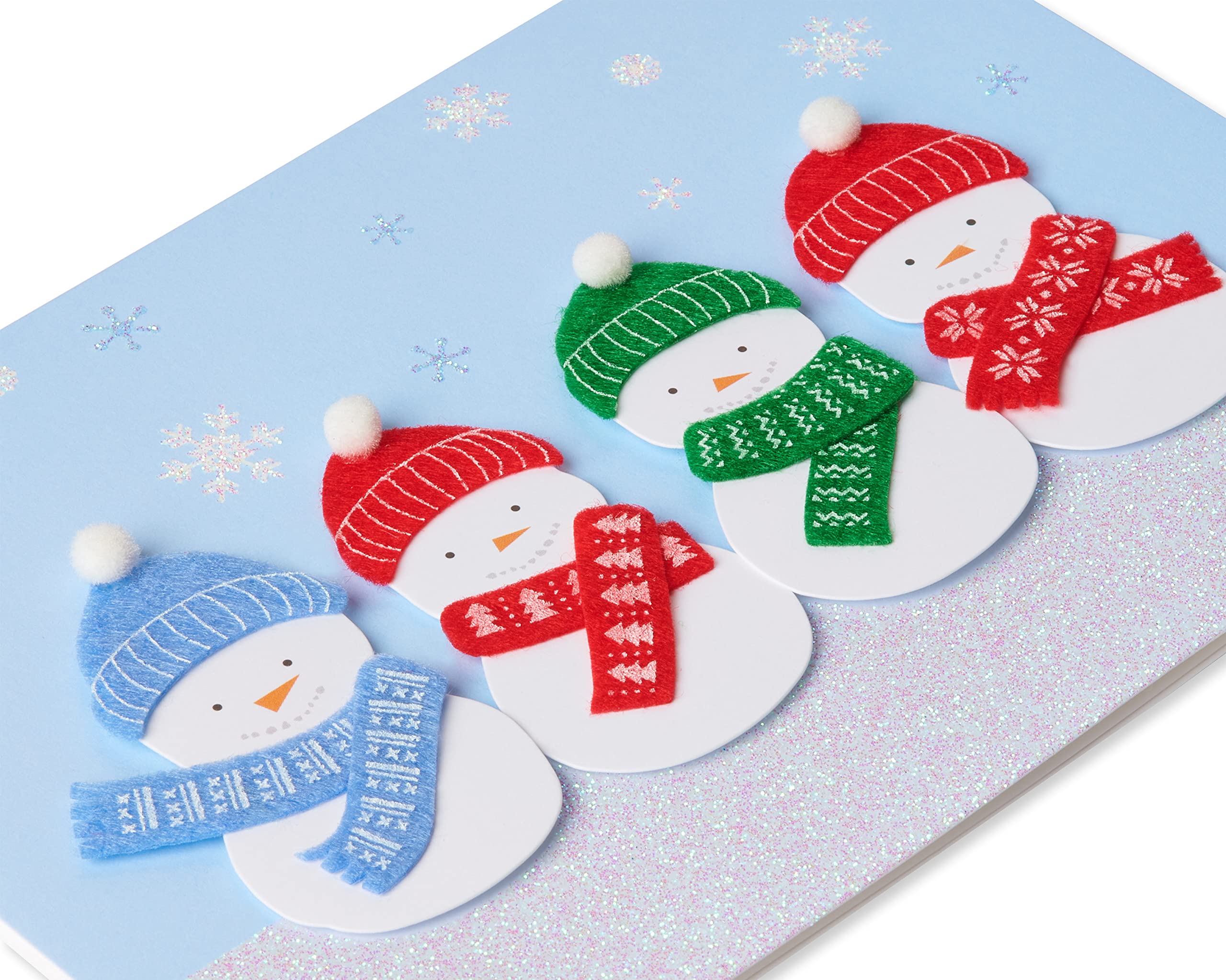 Papyrus Holiday Cards Boxed with Envelopes, Warmest Wishes, Snowmen (8-Count)