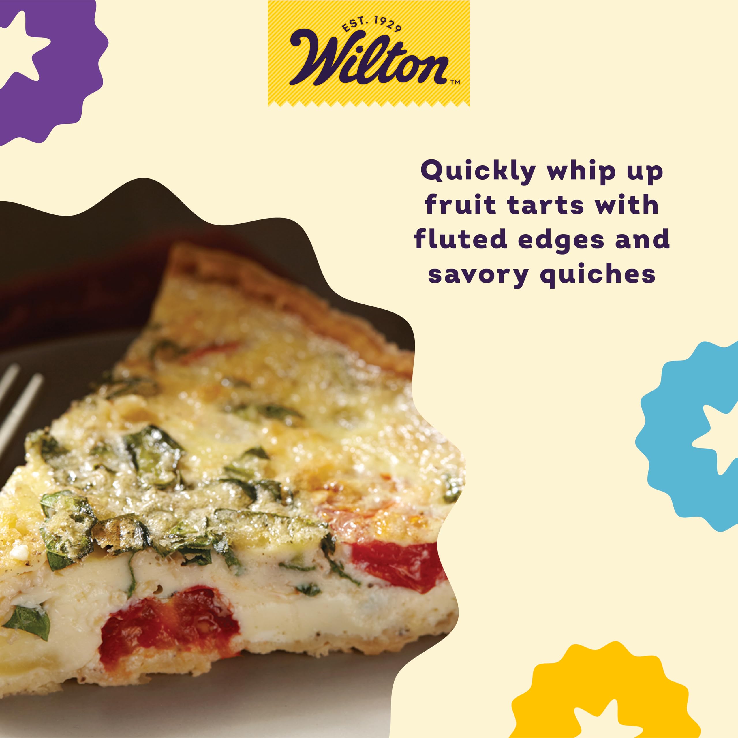 Wilton Excelle Elite Non-Stick Tart Pan and Quiche Pan with Removable Bottom, 11-Inch, Multicolor