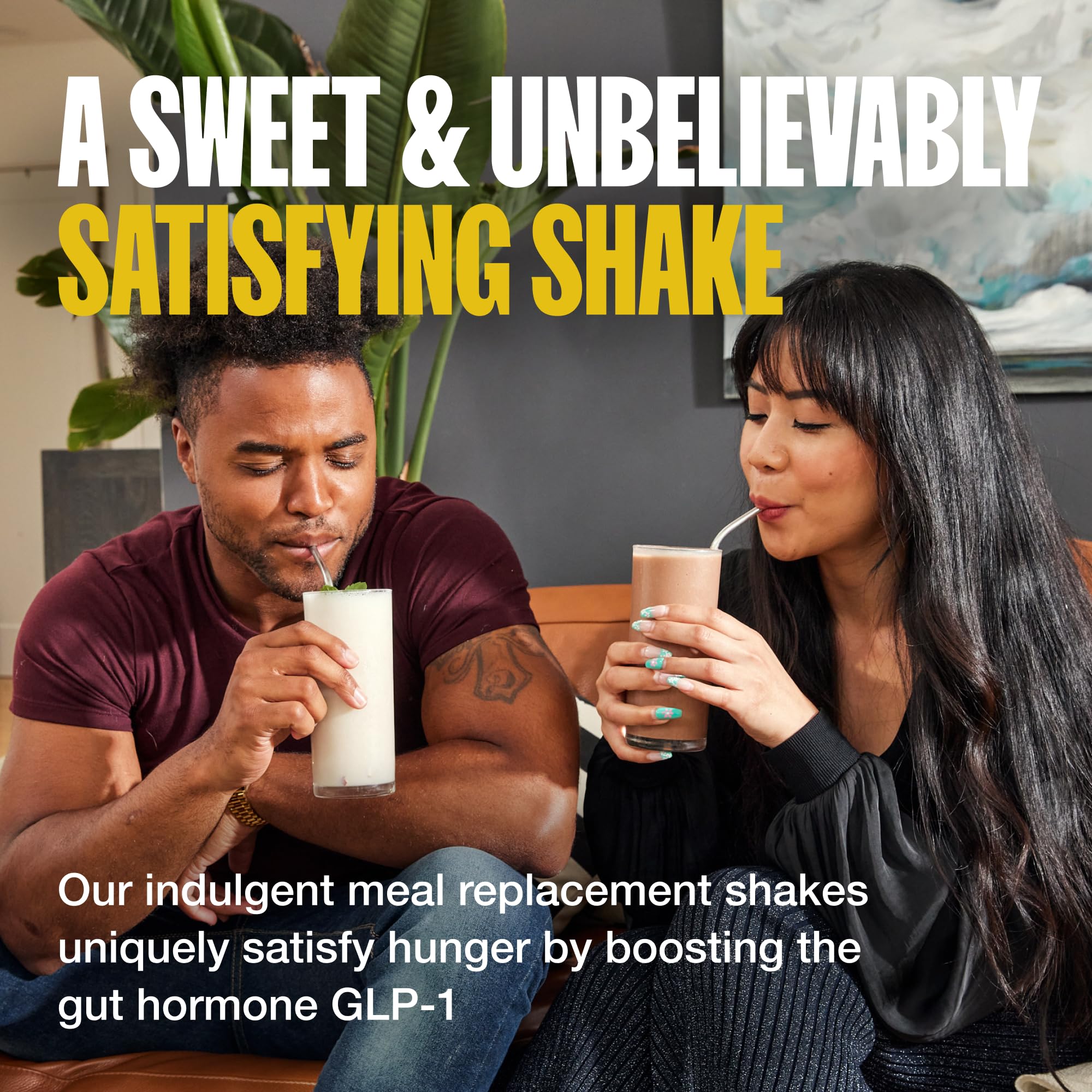 Supergut Prebiotic Shakes | Meal Replacement | Boost GLP-1 | High Protein and Fiber | No Added Sugar | Keto Food, Meal, Snack (Vegan Vanilla, 14 servings)