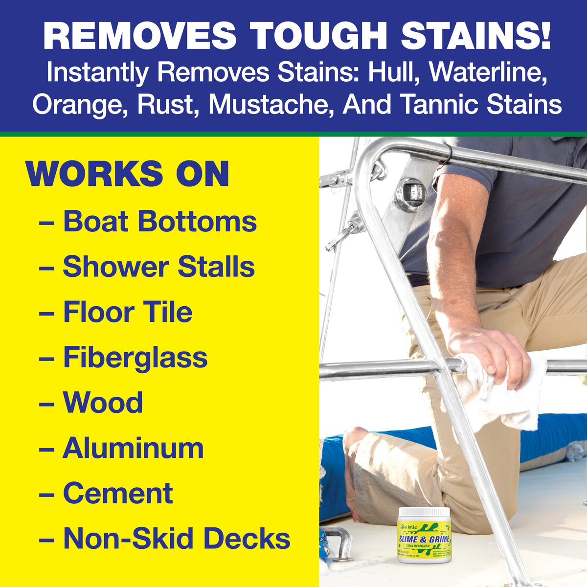 STAR BRITE Slime & Grime Stain Remover - 16 OZ (094816)