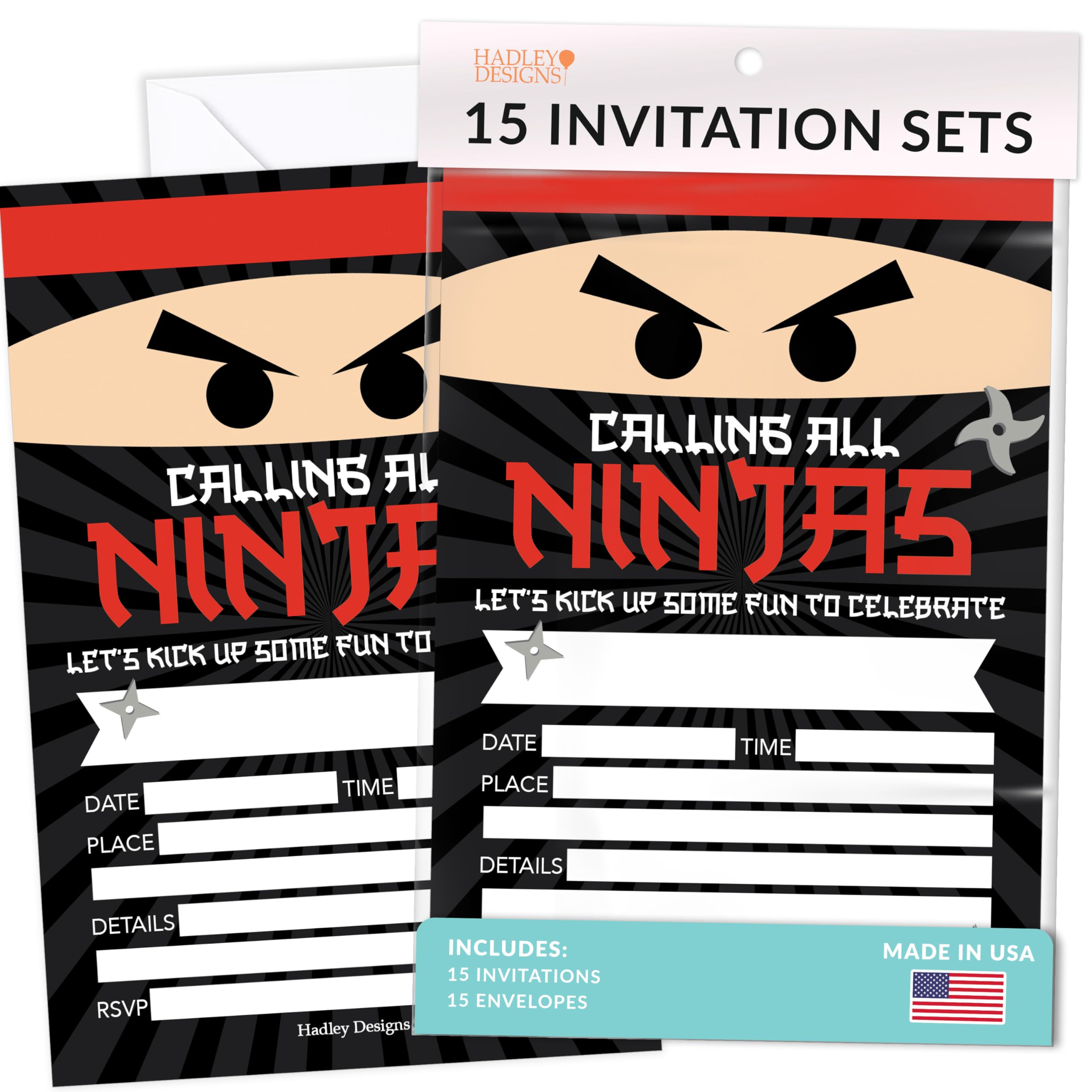 15 Ninja Birthday Invitations For Boys - Karate Birthday Invites For Boy, Ninja Birthday Party Invitations For Boys Birthday Invitations, Boy Birthday Invitations Boy, Invitations For Birthday Party