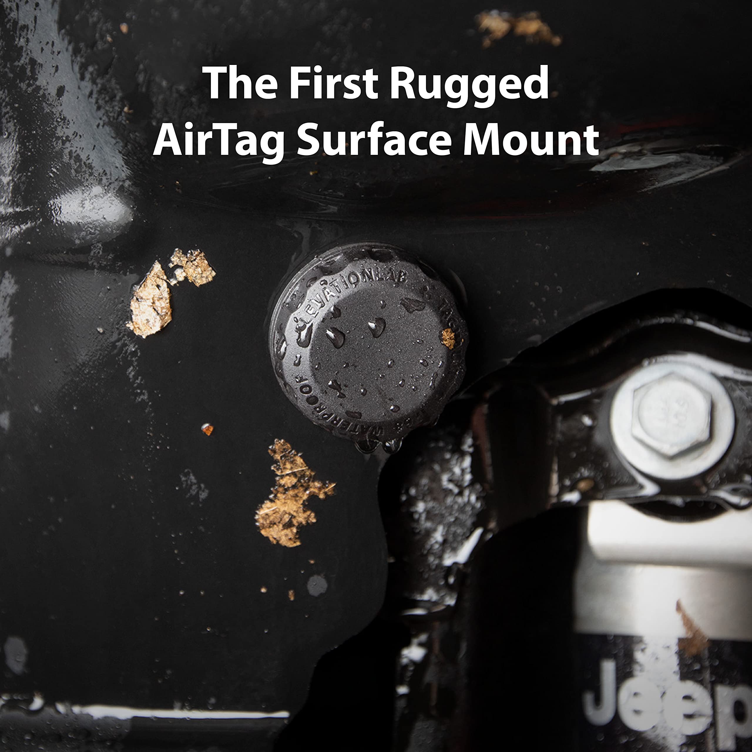 Elevation Lab TagVault™ Surface AirTag Adhesive Mount - The Original Waterproof AirTag Stick-On Holder | 3M VHB, Ultra-Durable, Screw-On Design, Find Your Bike, Car, Skis, & More