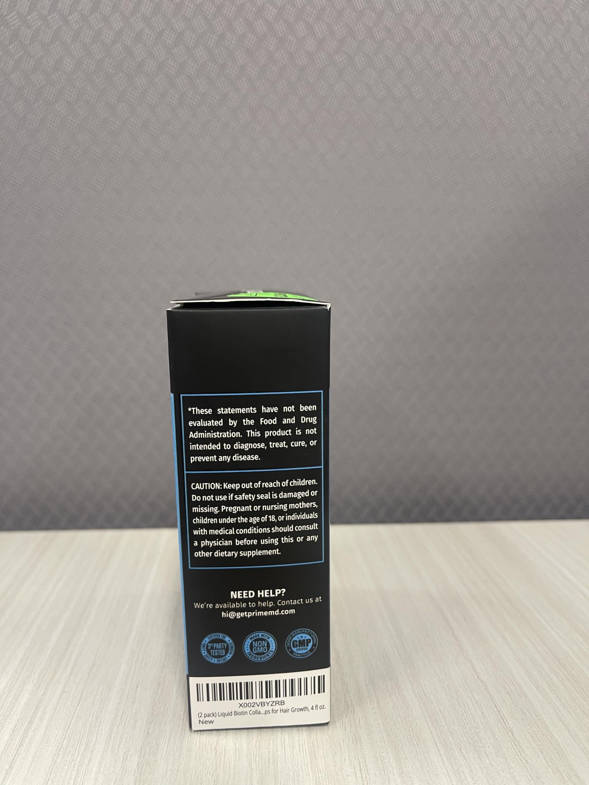 Liquid Collagen Biotin (2pk), Fadogia Tongkat Ali (1pk), and Nitric Oxide (1pk) Supplement Bundle - Potent Vitamins for Hair, Skin, Nails, Heart, Energy, & Testosterone Support - Non-GMO, Vegan