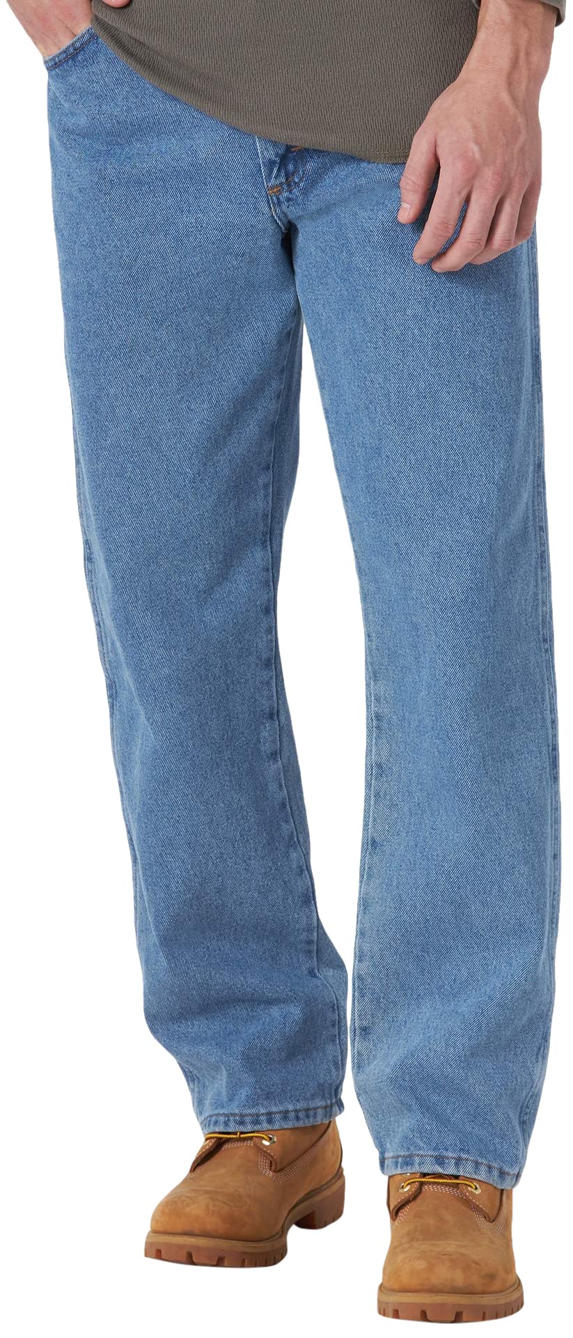Rustler Men's Classic Regular Fit Jean, Stonewash, 32W x 32L