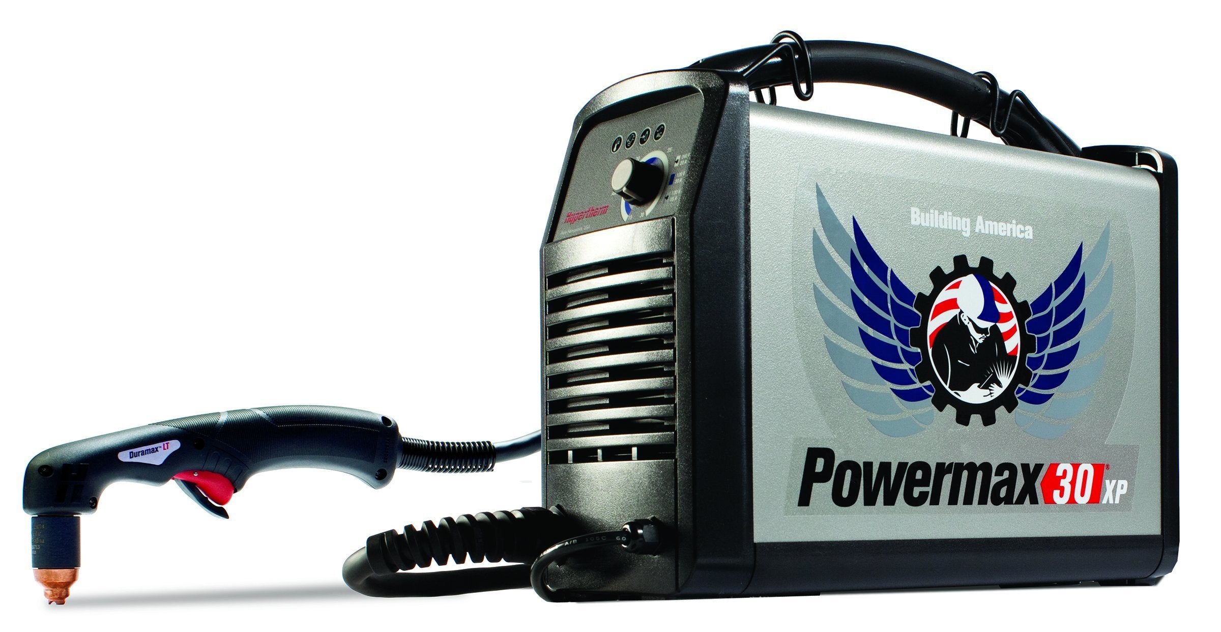 Hypertherm 088079 Powermax30 XP Building America Edition Hand Plasma System with Case and 15-Feet Lead
