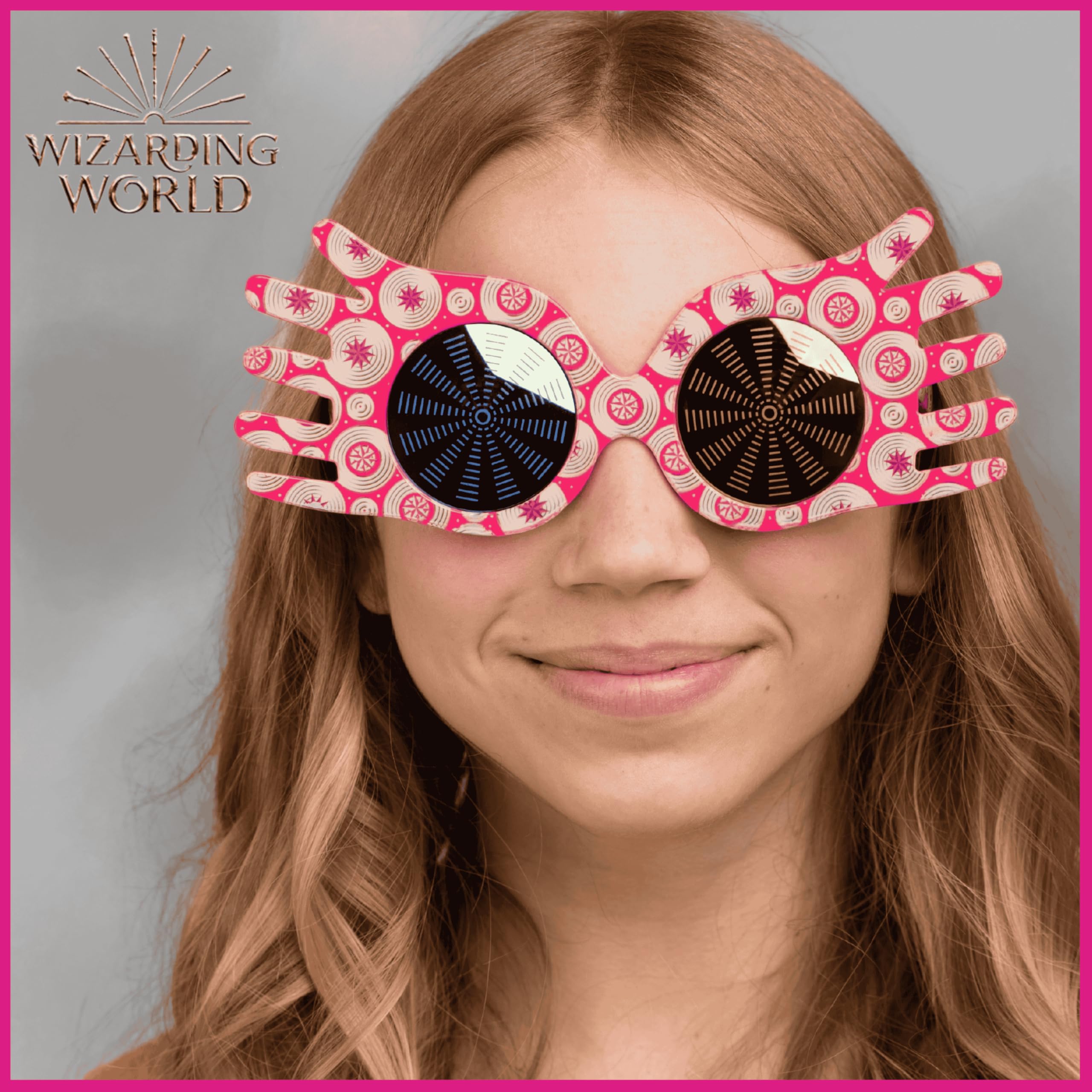 Sun-Staches Luna Lovegood Spectrespecs | Official Wizarding World Womens Sunglasses | Harry Potter Costume Accessory | UV400 Lenses | One Size Fits Most