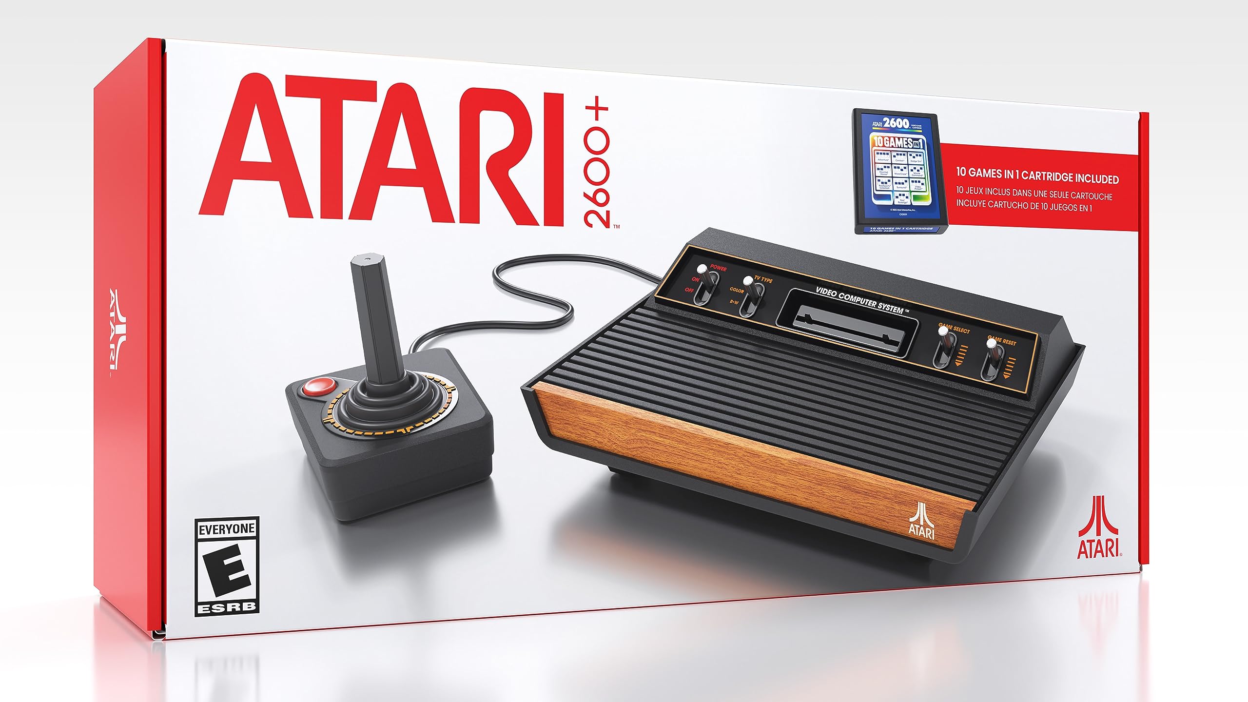 Atari Official 2600+ Console & Joystick - HDMI Output - Includes 10 Games