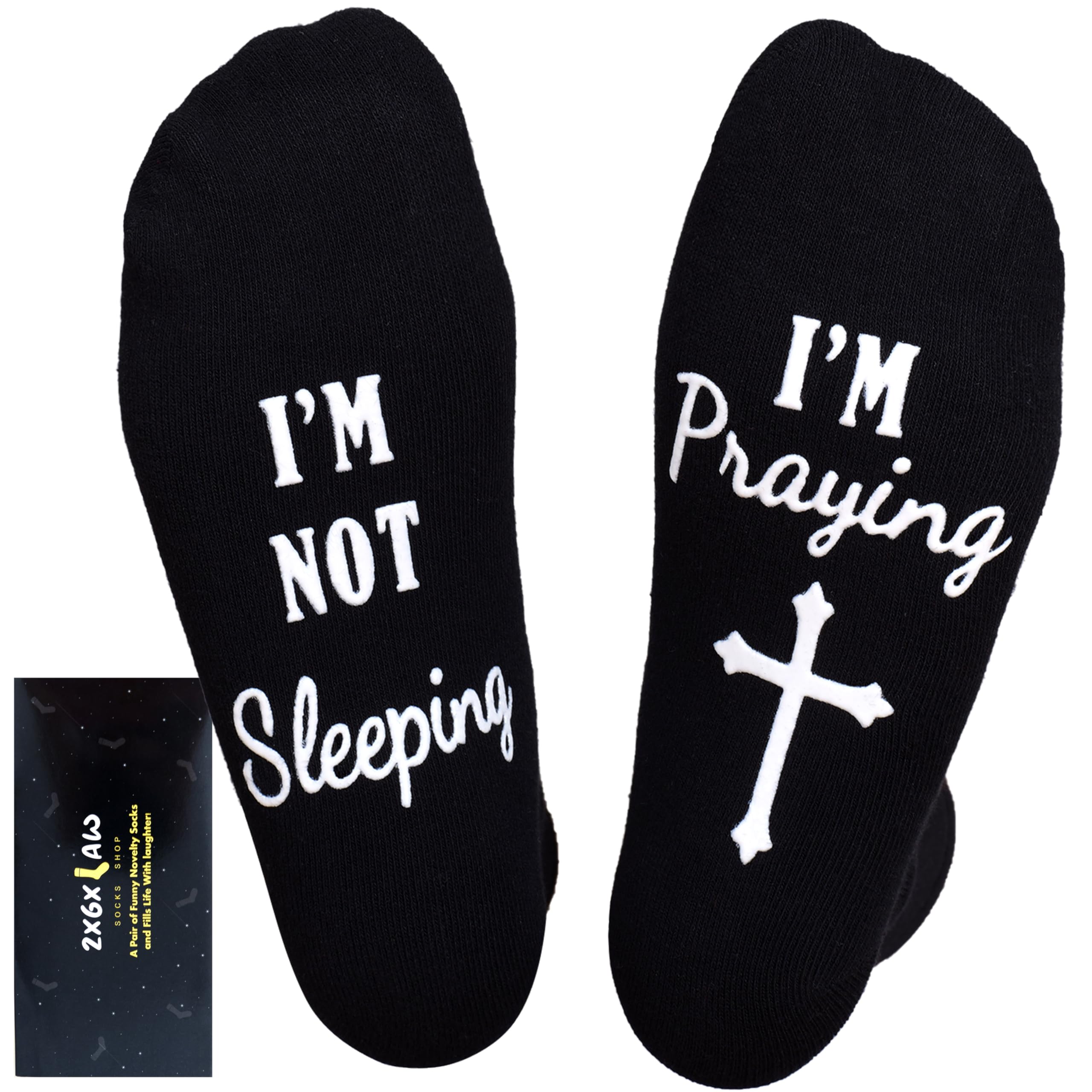 ZXGXLAW Birthday Gifts for Dad,Men Husband Grandpa Women idea Fathers Day Christmas Im Not Sleeping Funny Socks