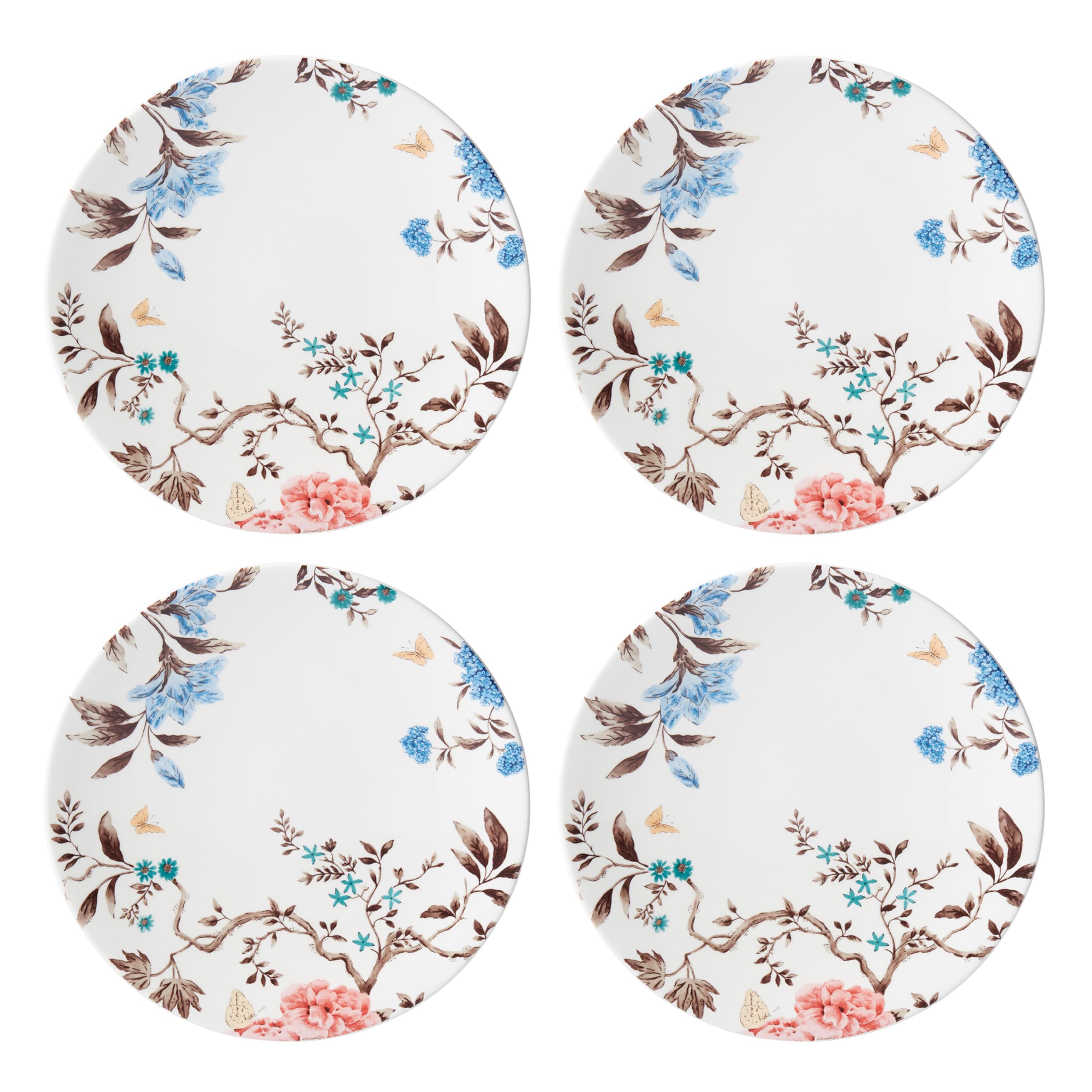 Lenox Sprig & Vine 4-Piece Dinner Plate Set, 6.90 LB, Multi