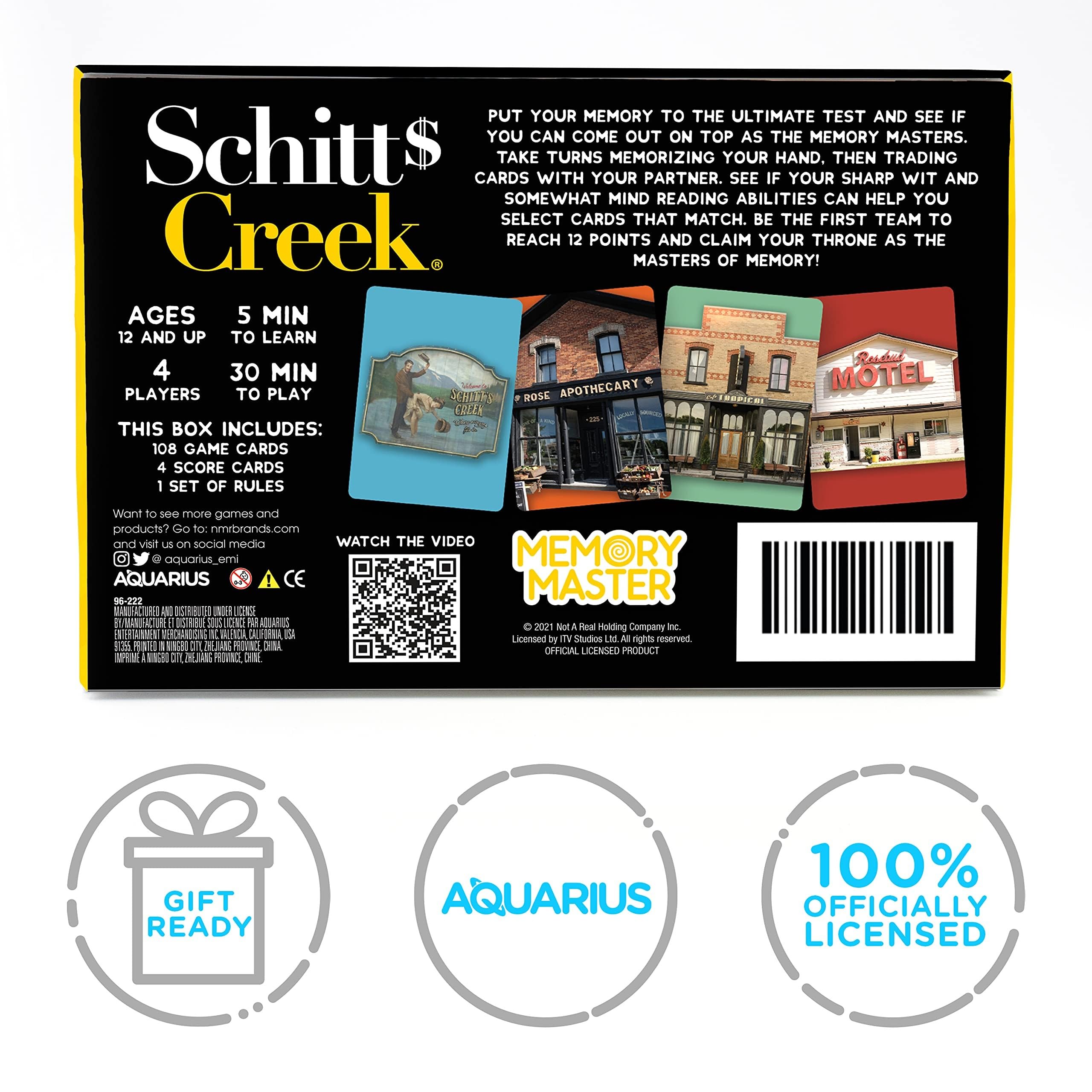 AQUARIUS - Schitt's Creek Memory Master Game Card Game