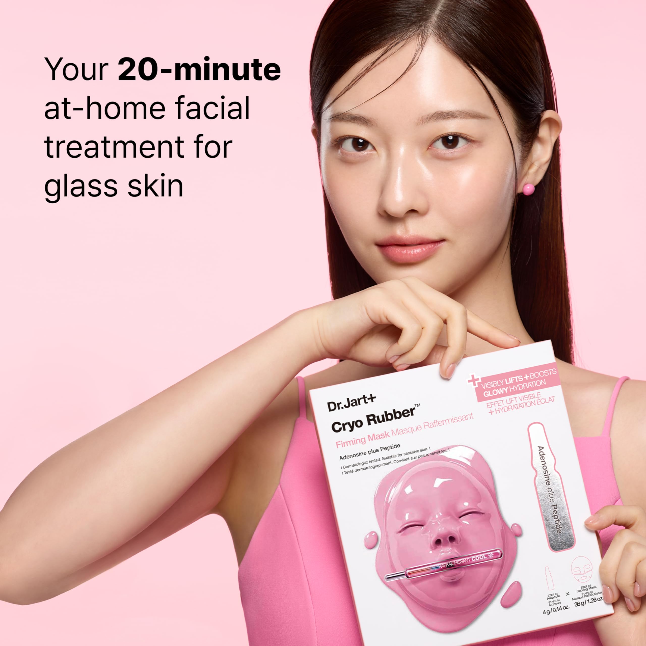 Dr.Jart+ Cryo Rubber Firming and Cooling Korean Face Mask with Adenosine and Peptides | Korean Skin Care