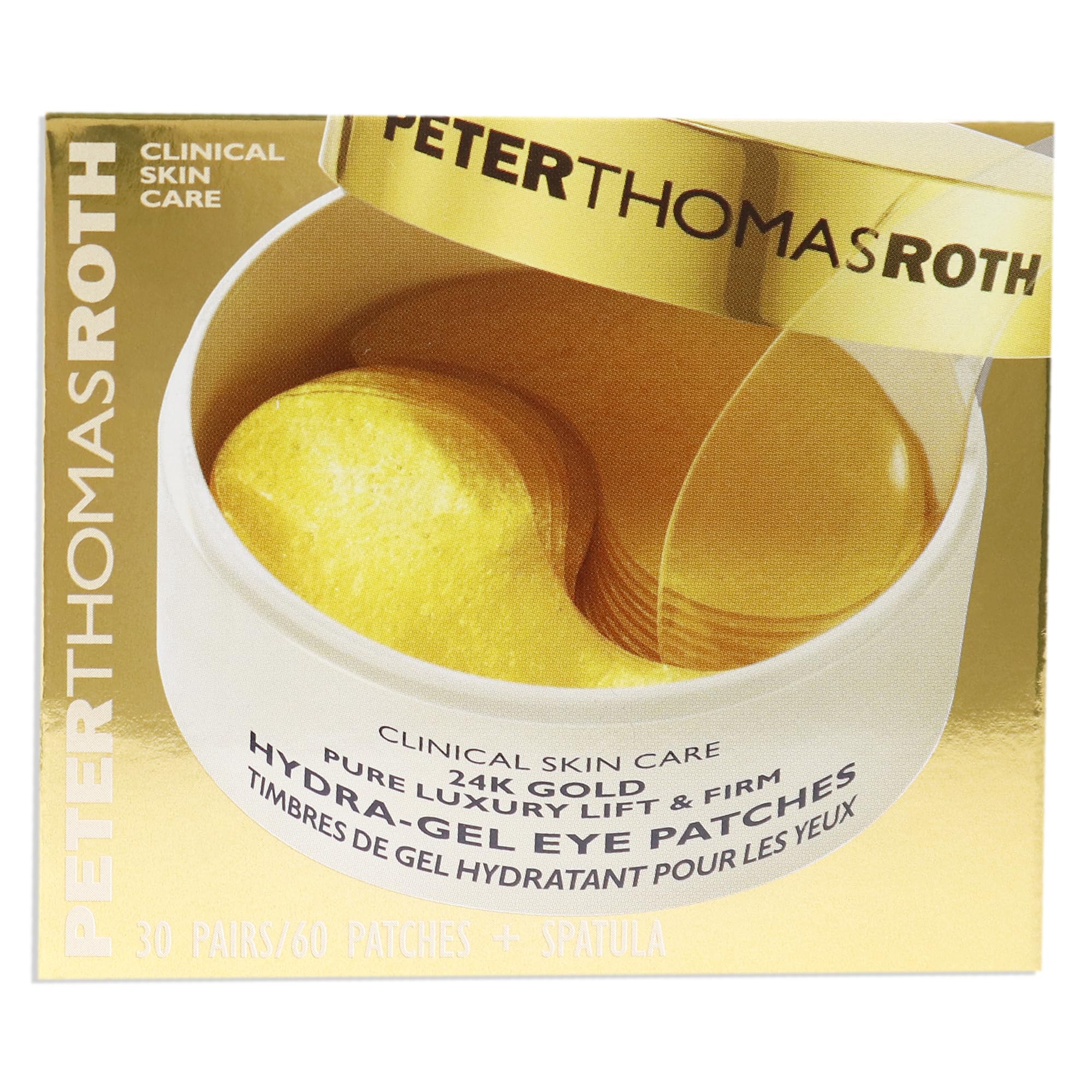 Peter Thomas Roth | 24K Gold Pure Luxury Lift & Firm Hydra-Gel Eye Patches | Anti-Aging Under-Eye Patches, Help Lift and Firm the Look of the Eye Area